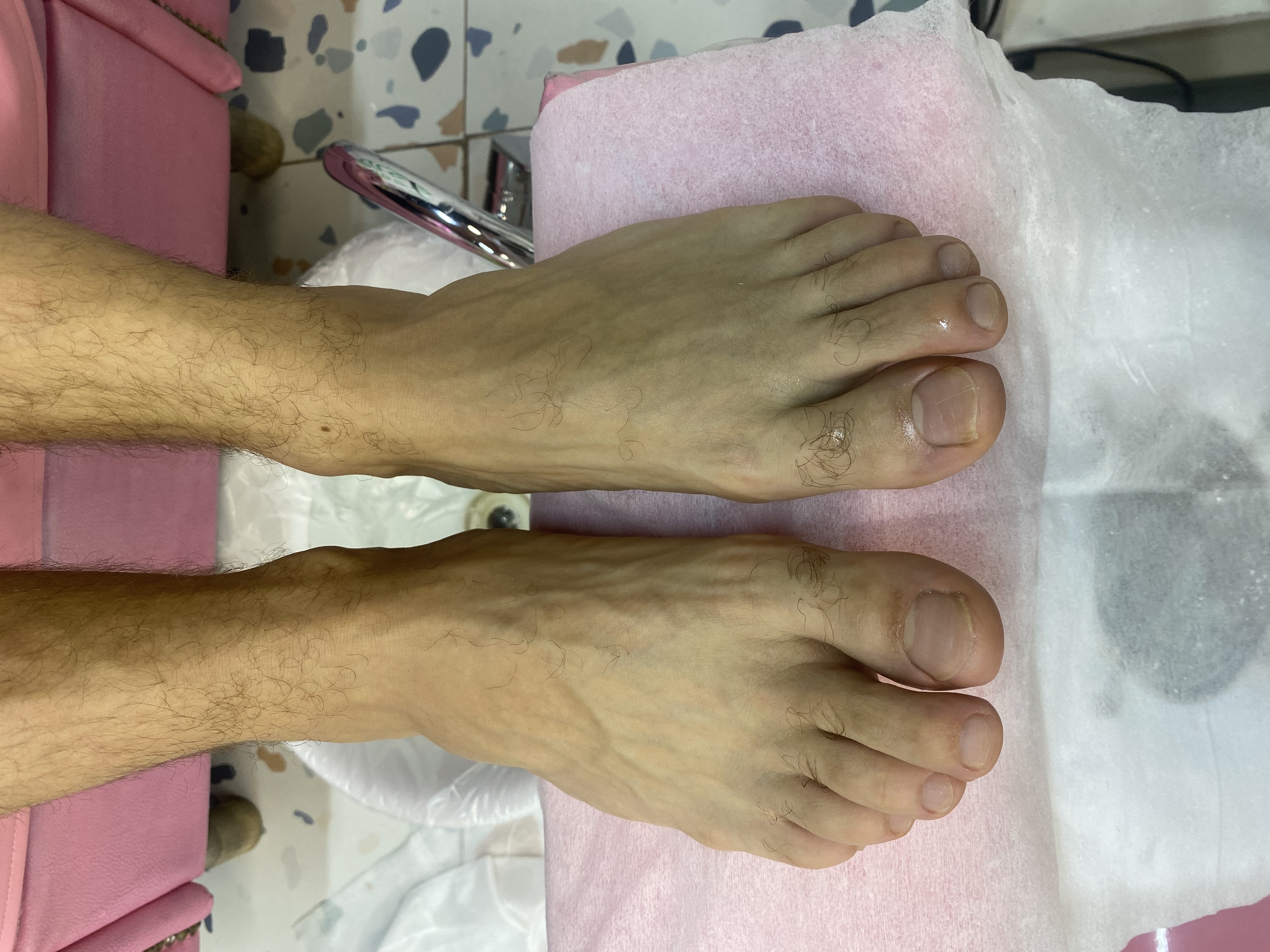 Мужской педикюр, без покрытия, гигиенический