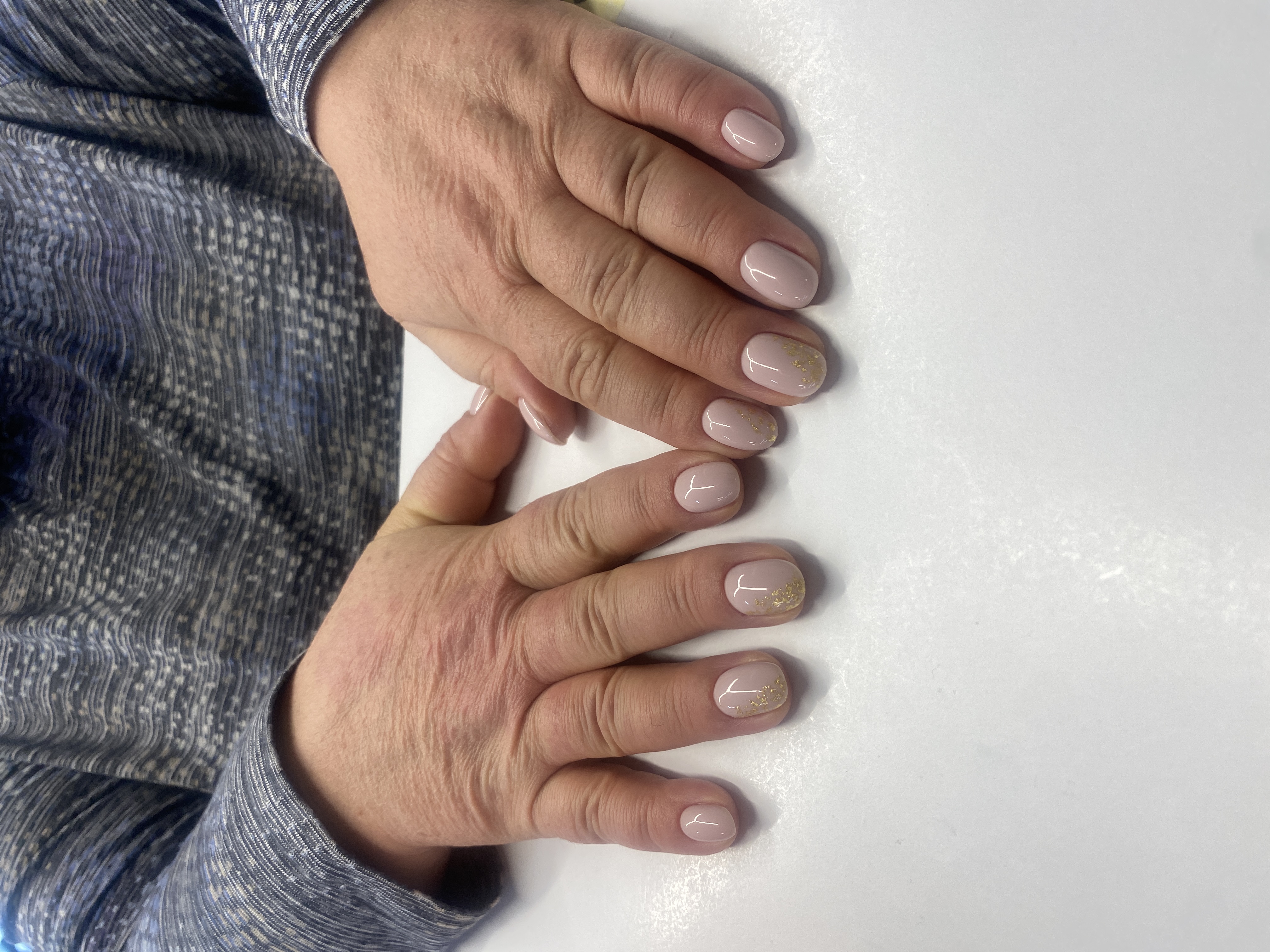 дизайн, нежный, блестки, Маникюр, молочный, френч уголок, на каждый день