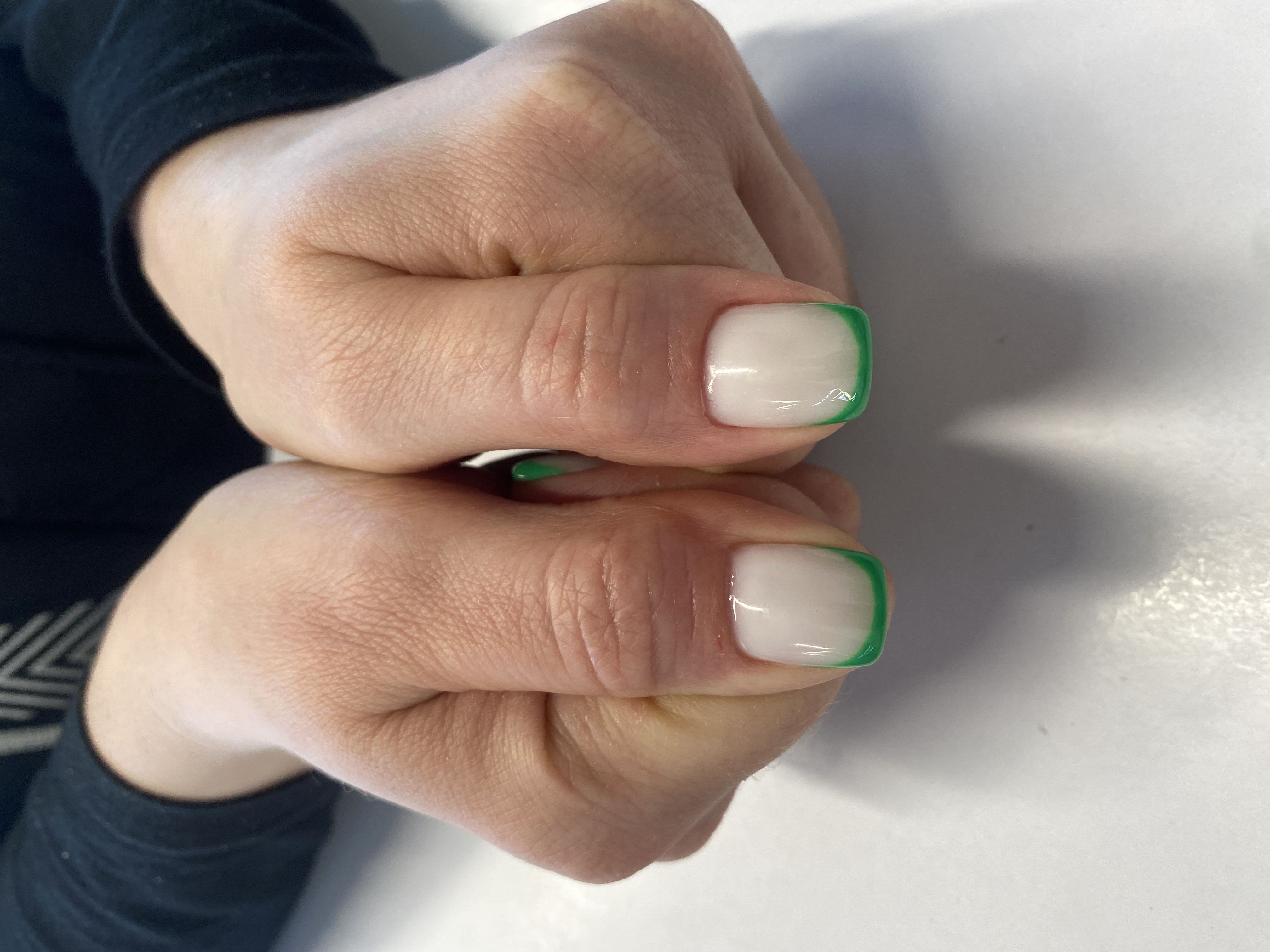 на каждый день, френч, дизайн, Маникюр, молочный, нюд