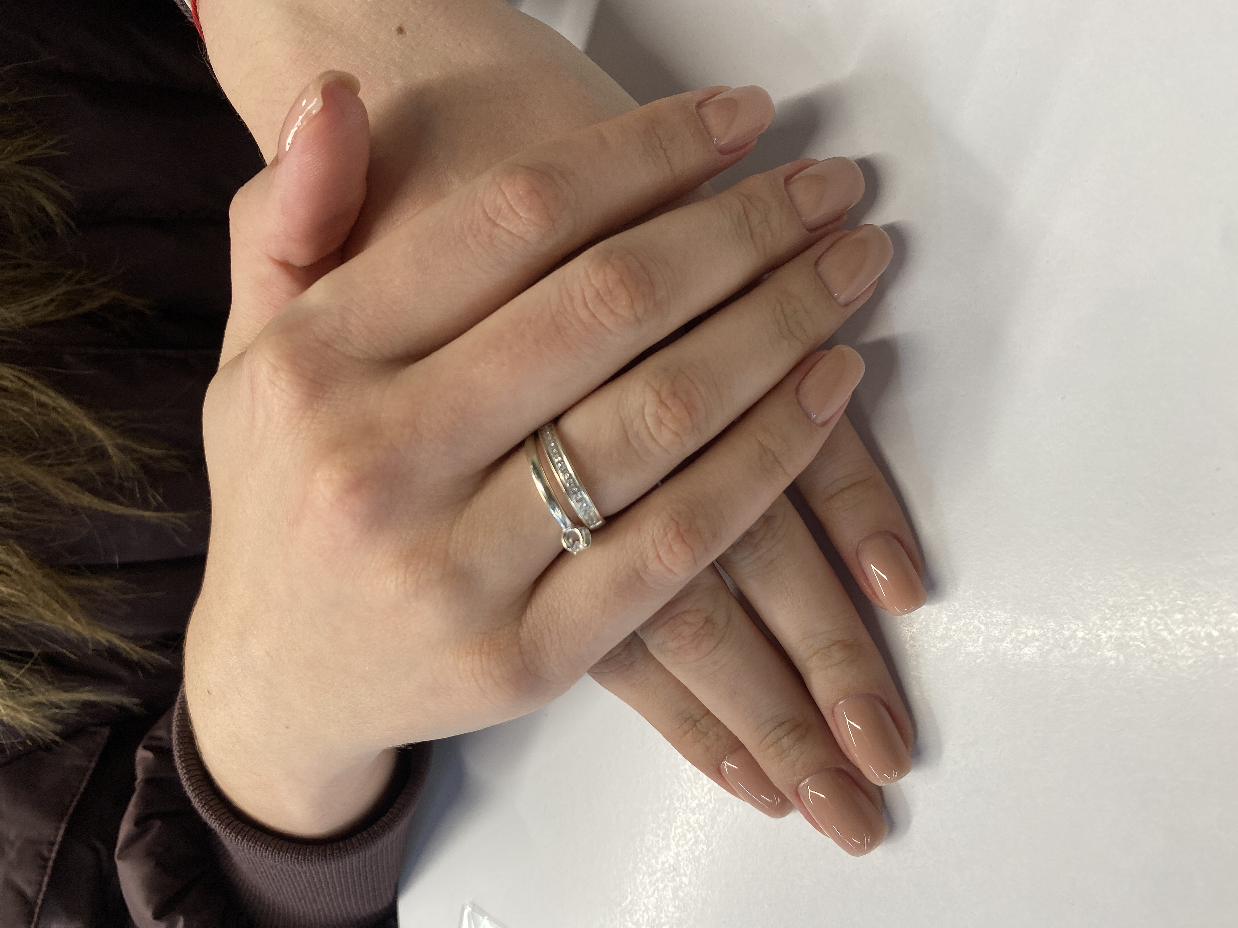 нюд, однотон, Маникюр, бежевый, на каждый день