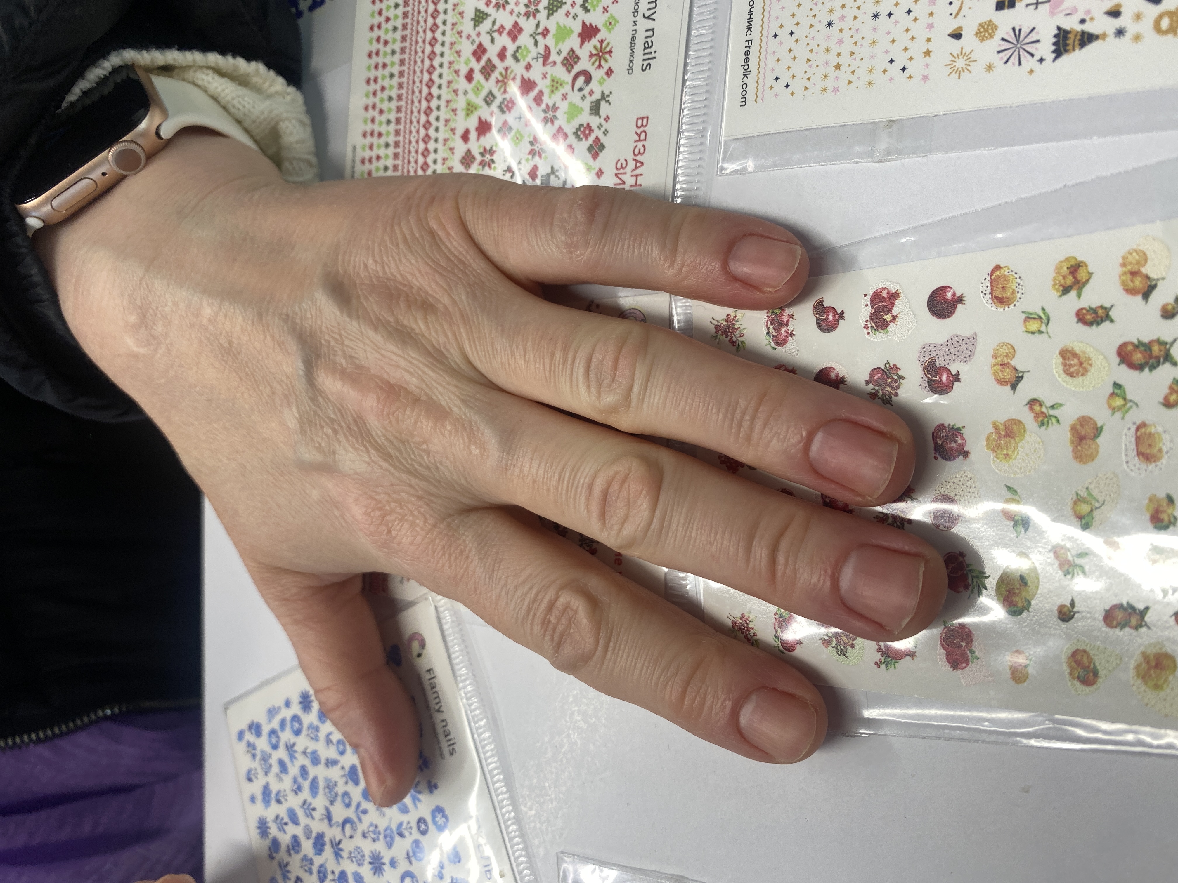 гигиенический, Маникюр, без покрытия