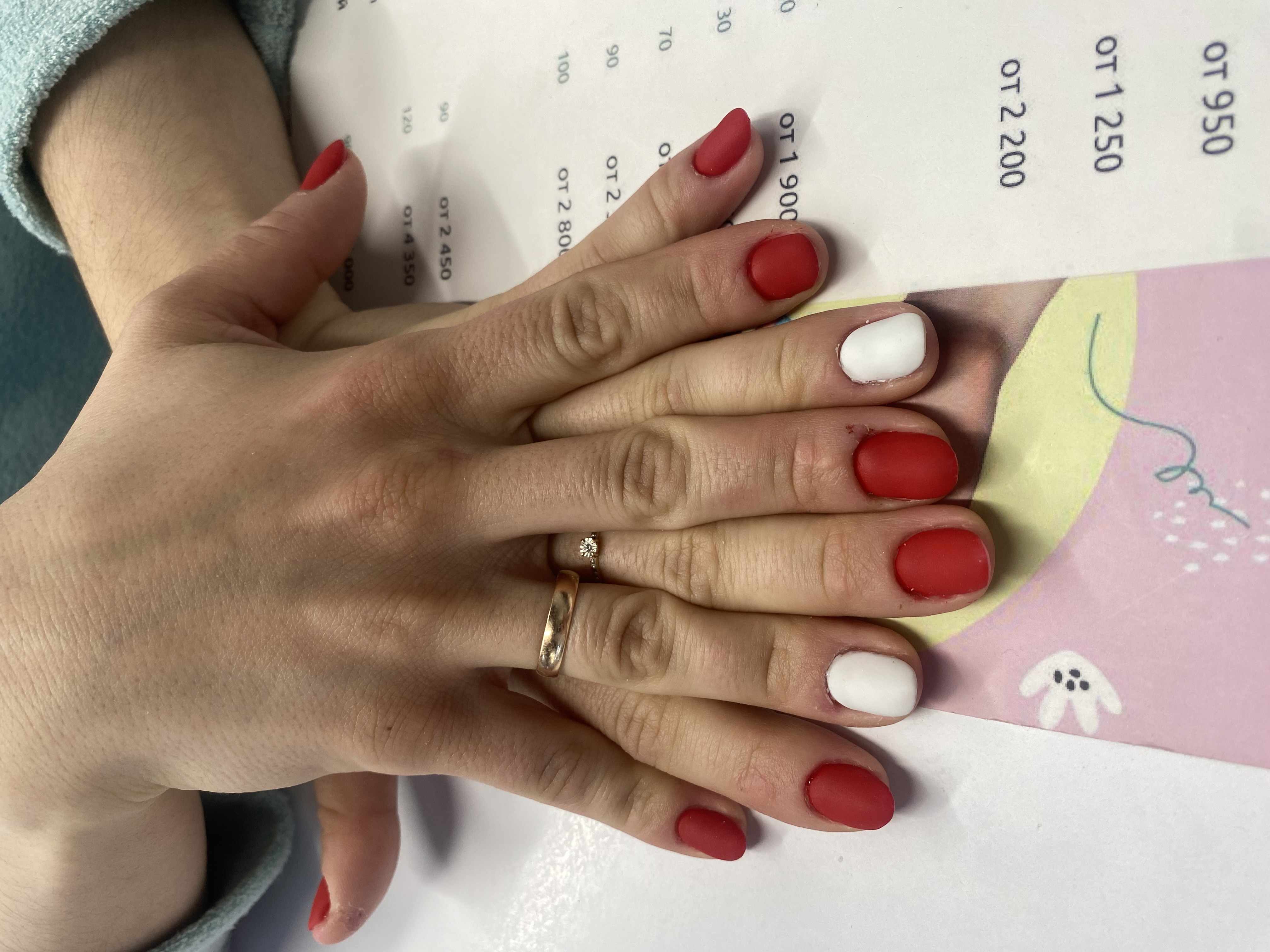 недостаточно обработана кутикула, на каждый день, комбинированный, Маникюр, порезы, красный