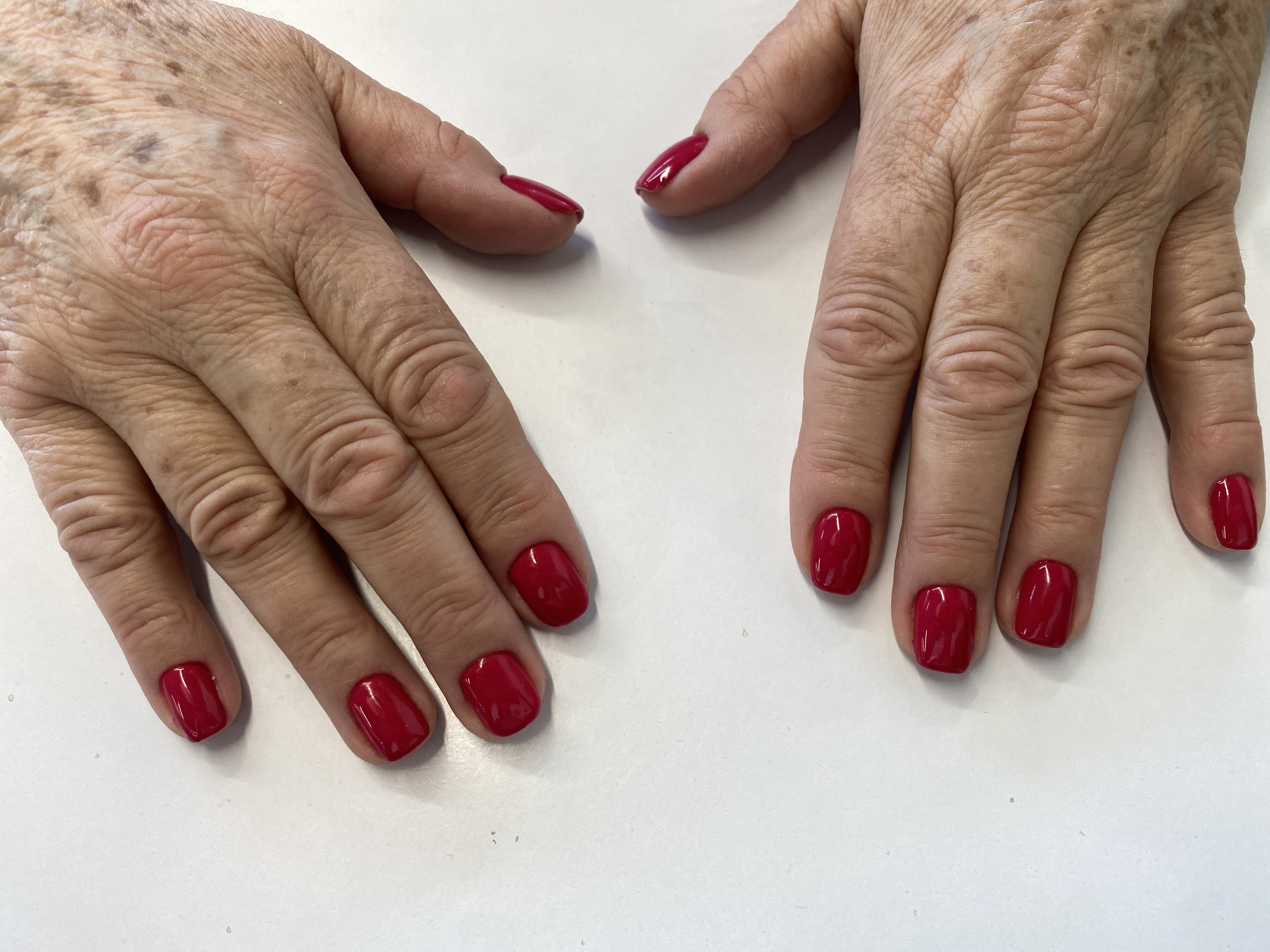 однотон, Маникюр, бордовый, на каждый день