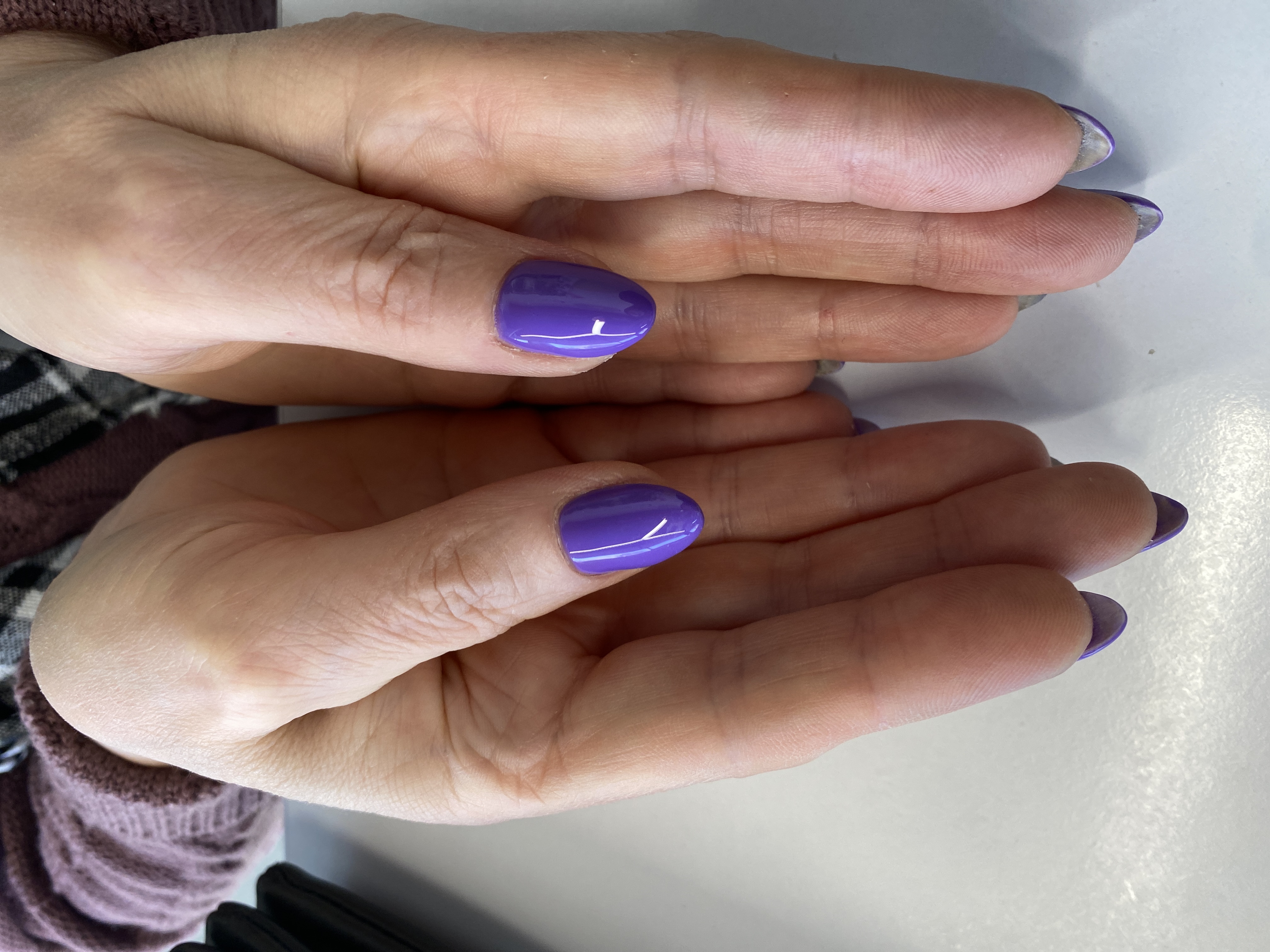 комбинированный, лак с блестками, Маникюр, на каждый день, синий