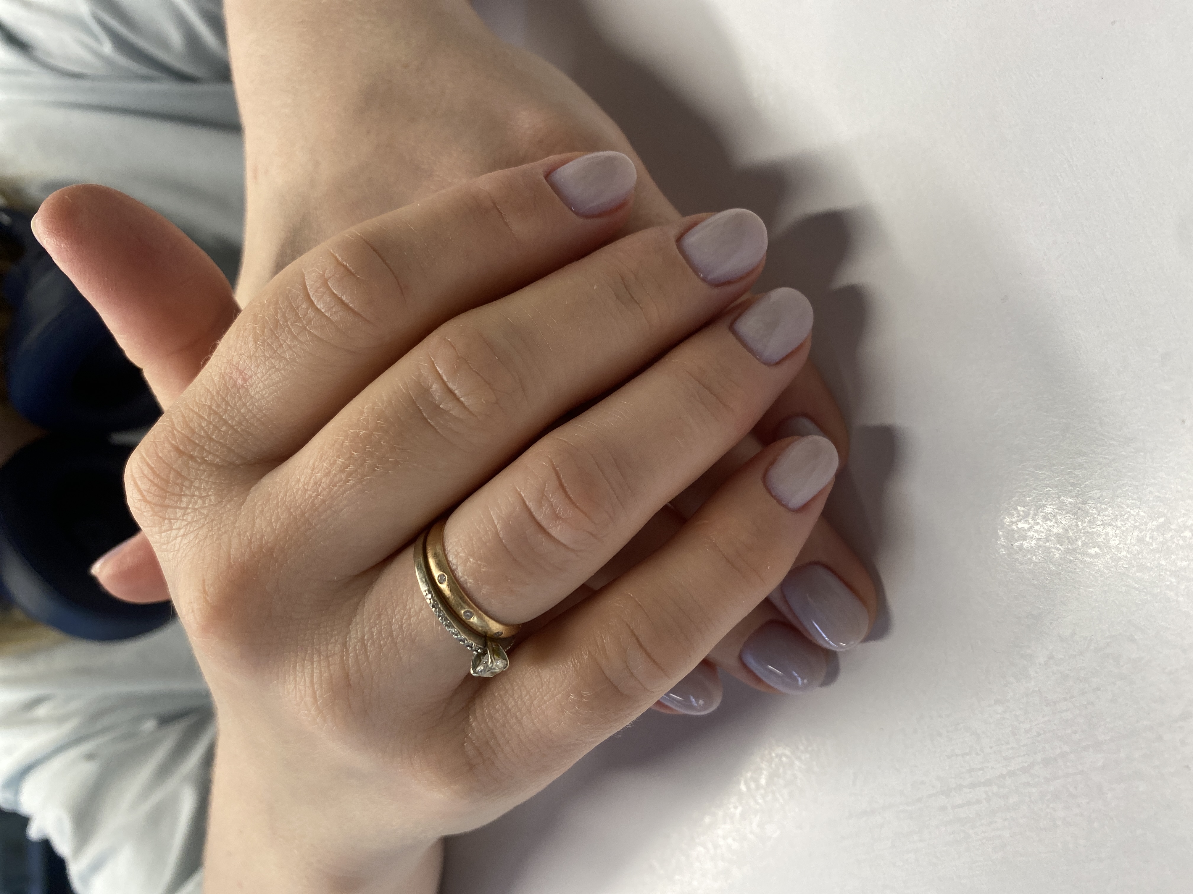 на каждый день, Маникюр, однотон, нежный, серый