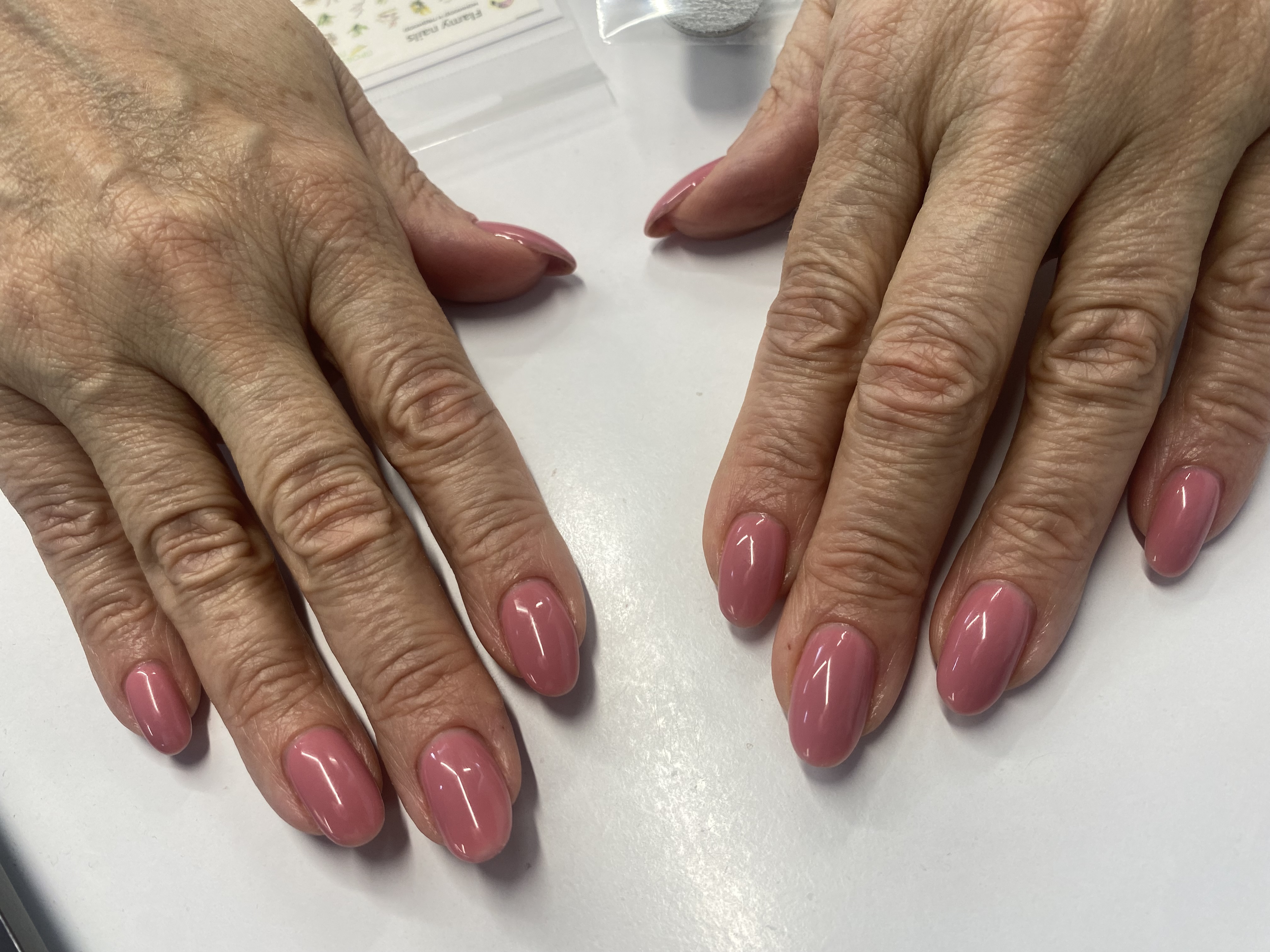 нюд, сиреневый, однотон, на каждый день, Маникюр