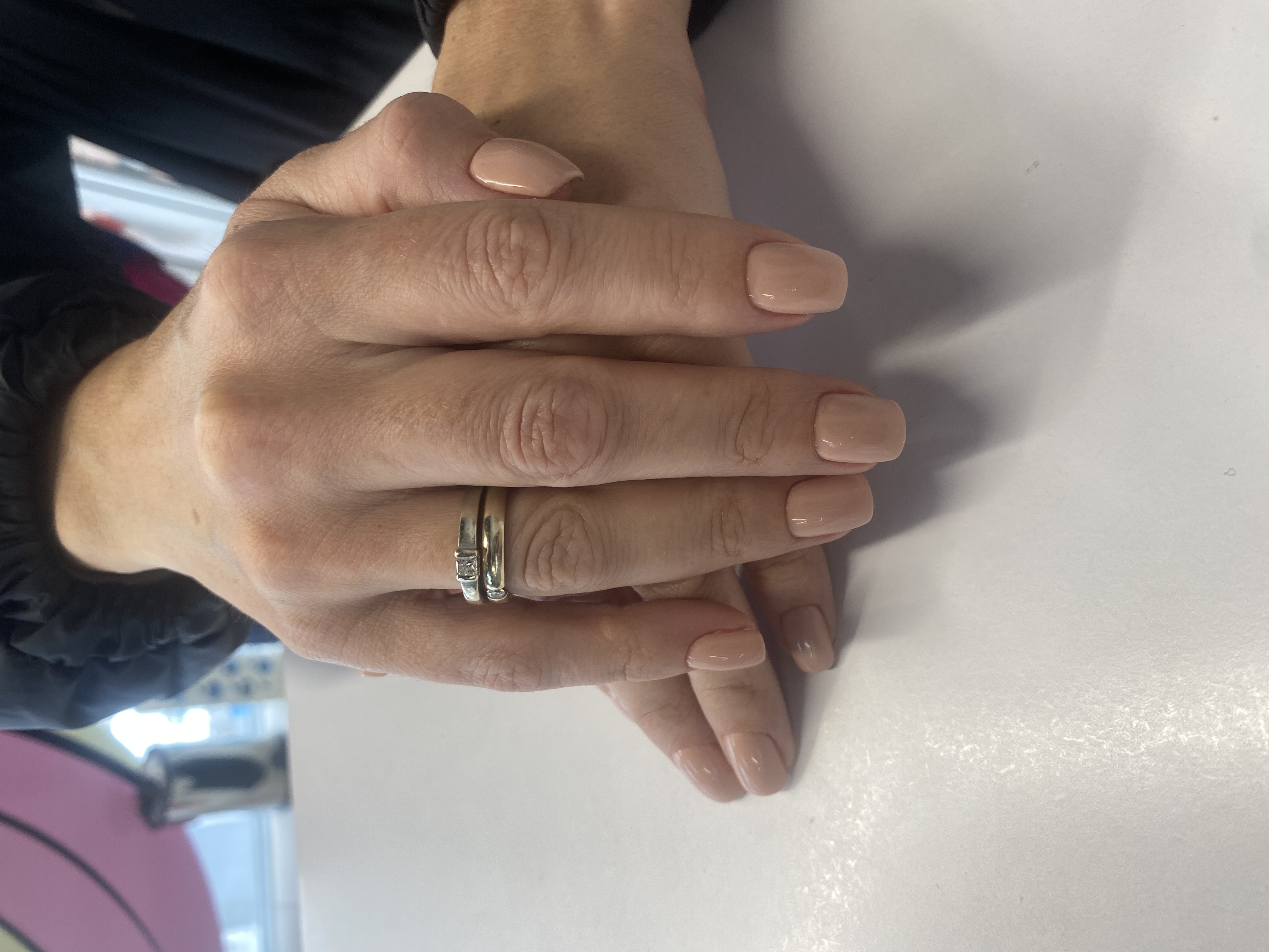 однотон, на каждый день, нюд, бежевый, Маникюр