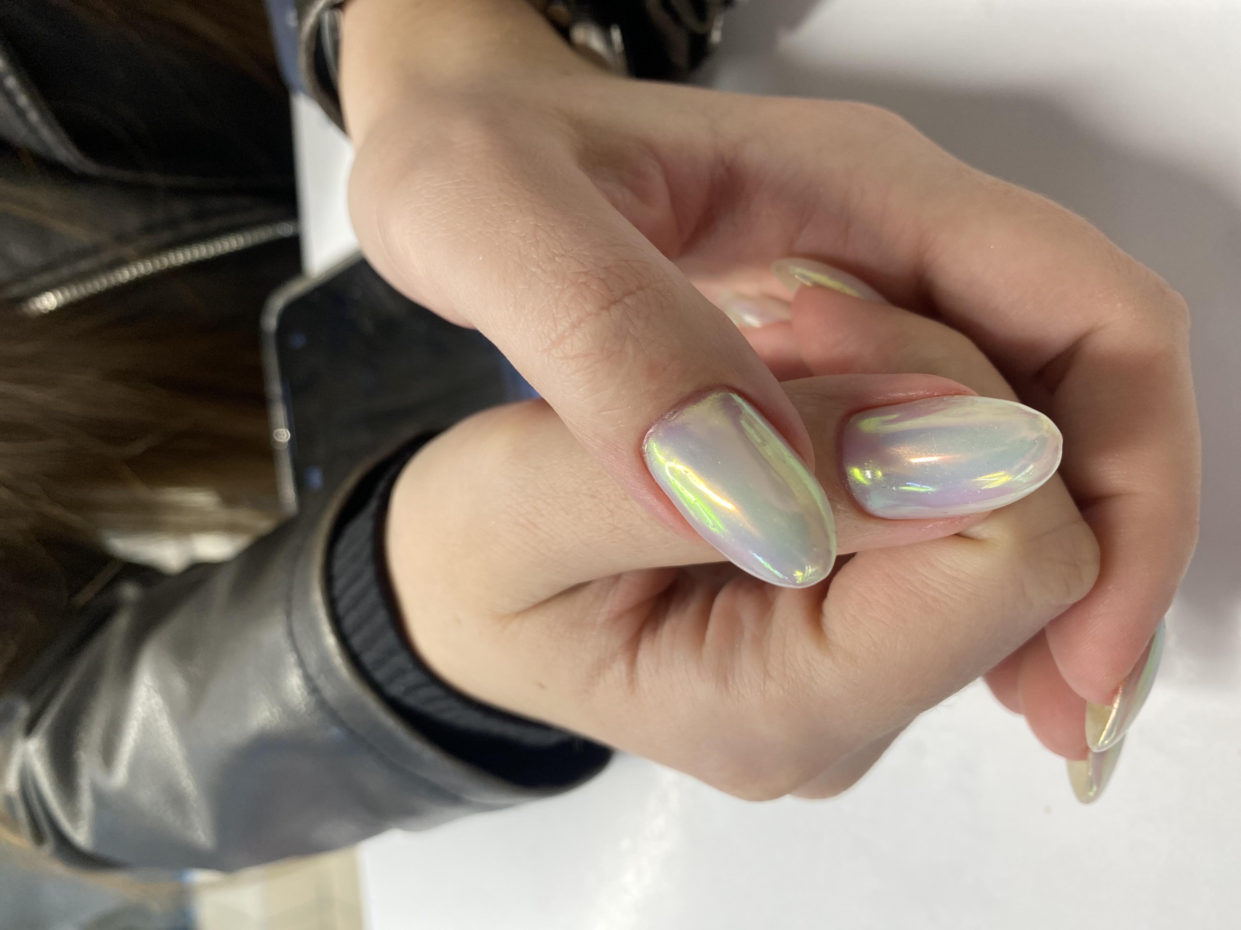 дизайн, втирка, Маникюр, глиттер, серебро, праздничный