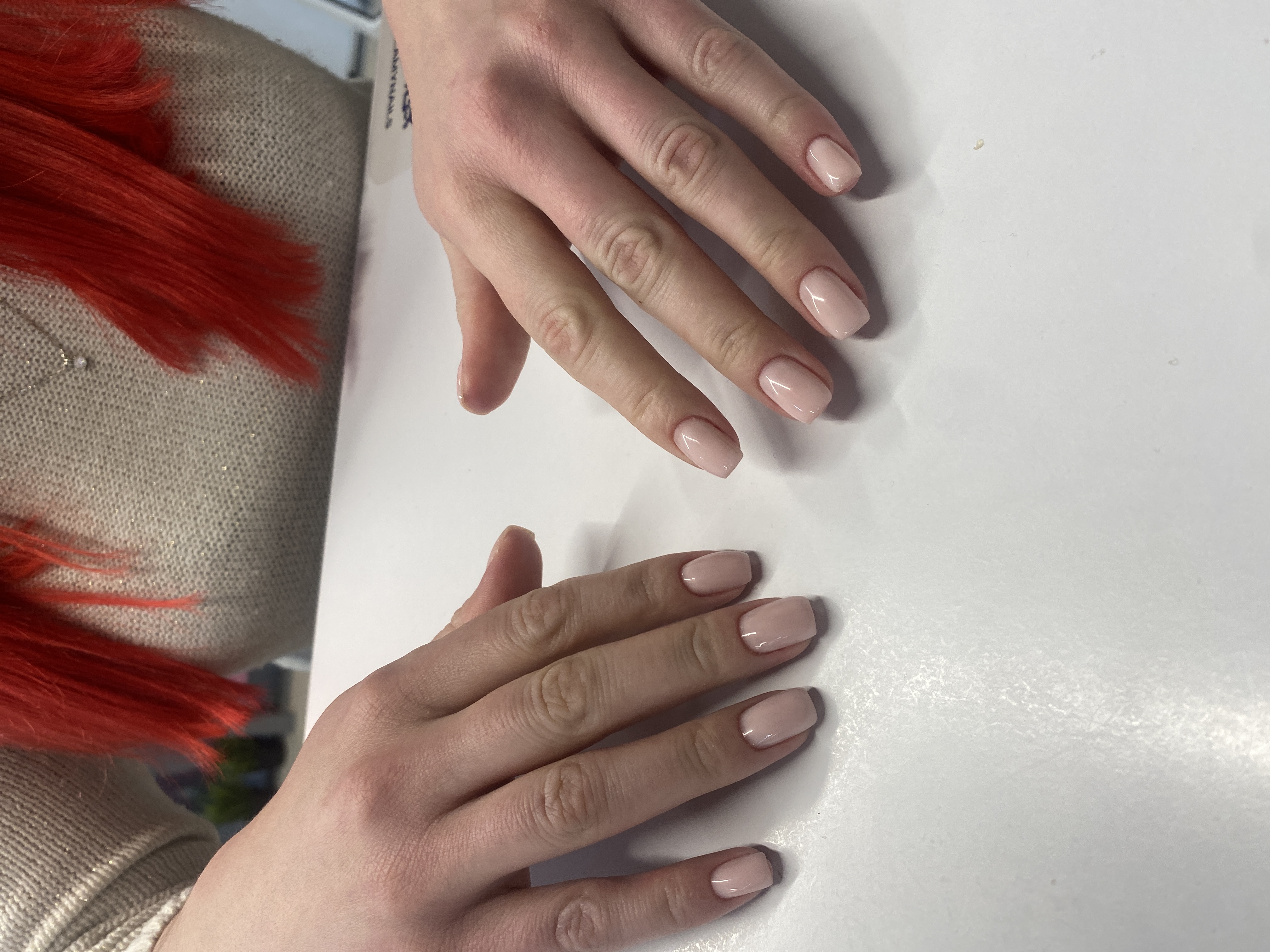 однотон, Маникюр, на каждый день, молочный, нюд