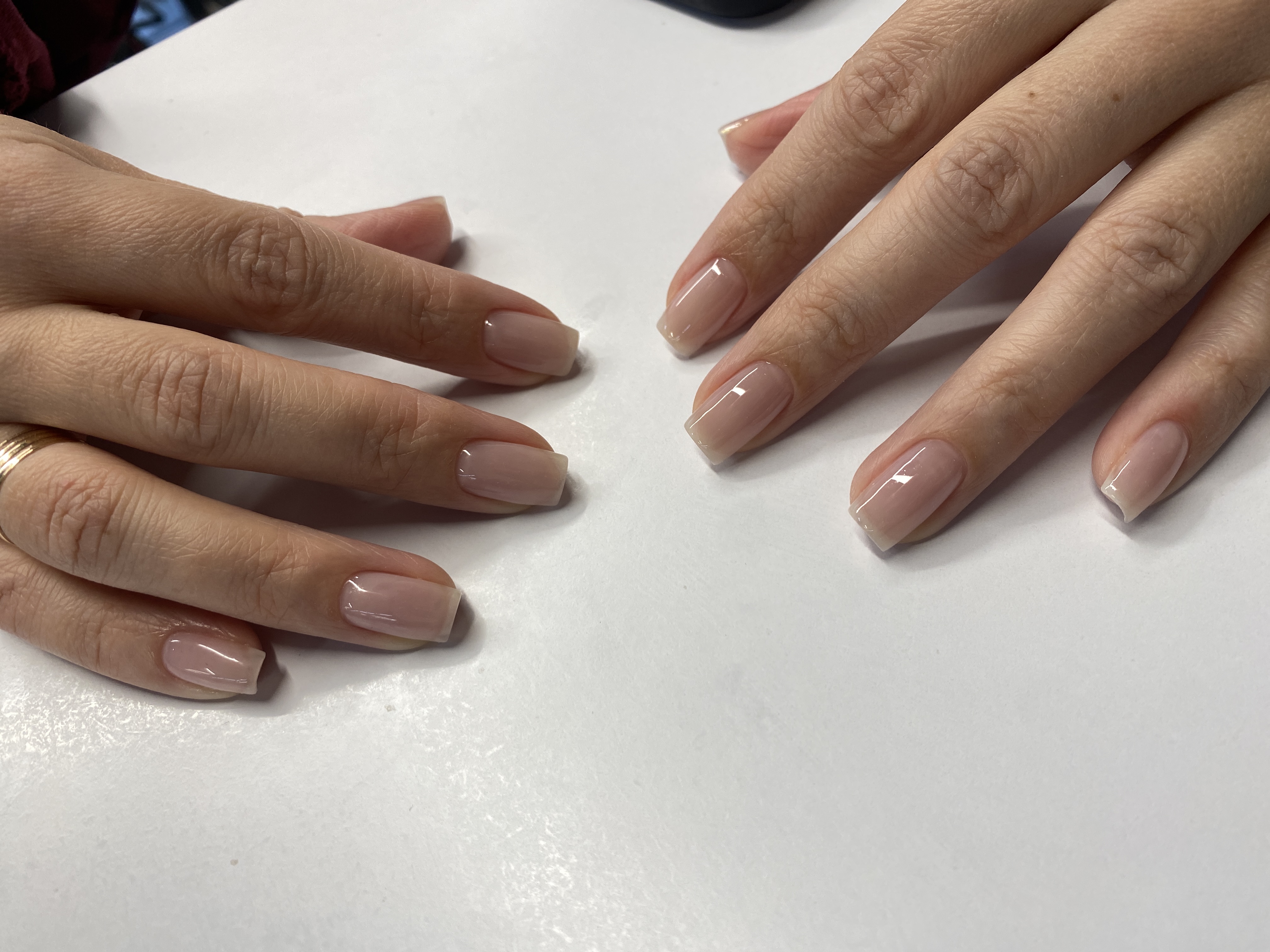 на каждый день, однотон, Маникюр, бесцветный, нежный