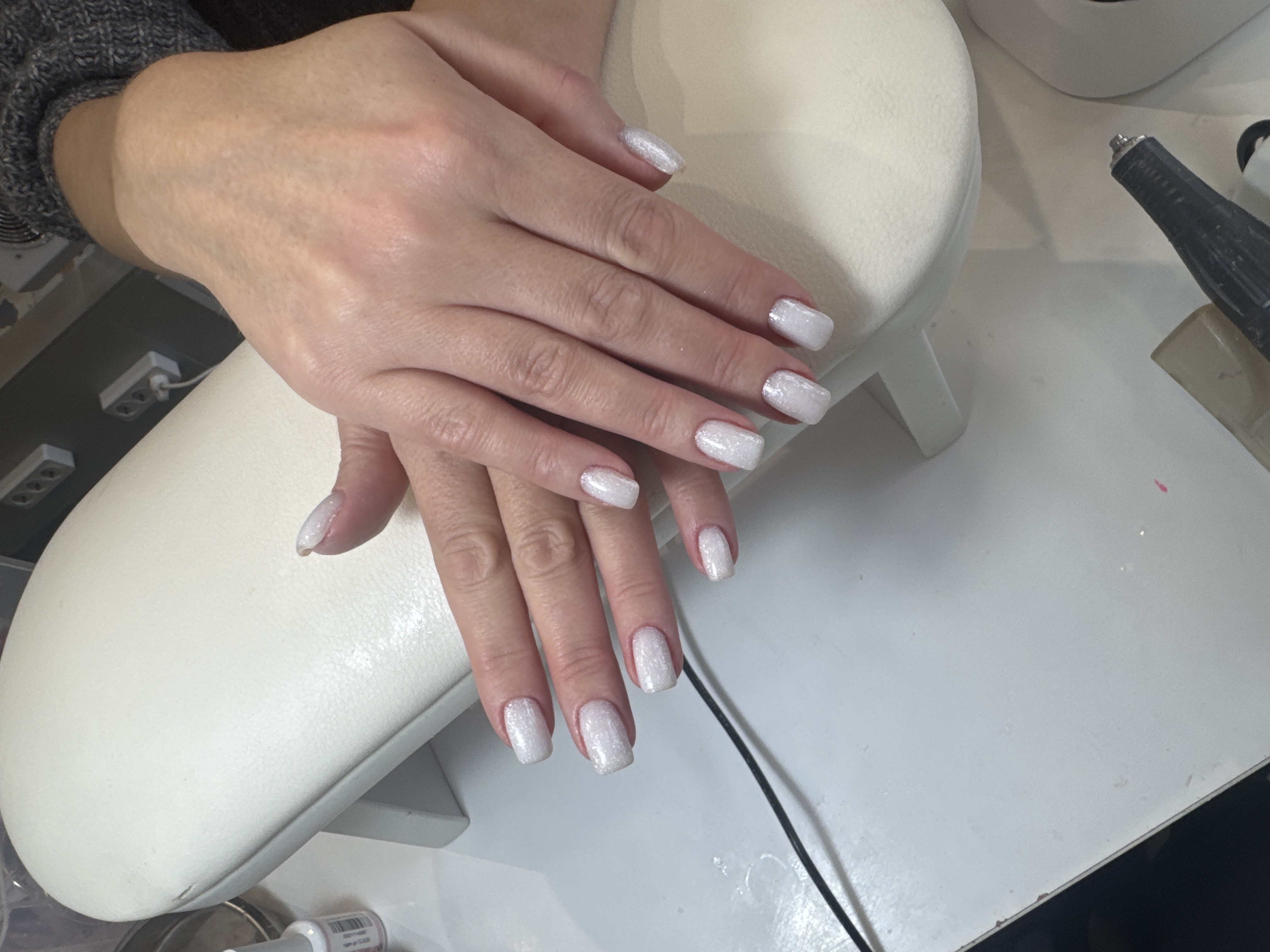 перламутр, Маникюр, лак с блестками, однотон, на каждый день