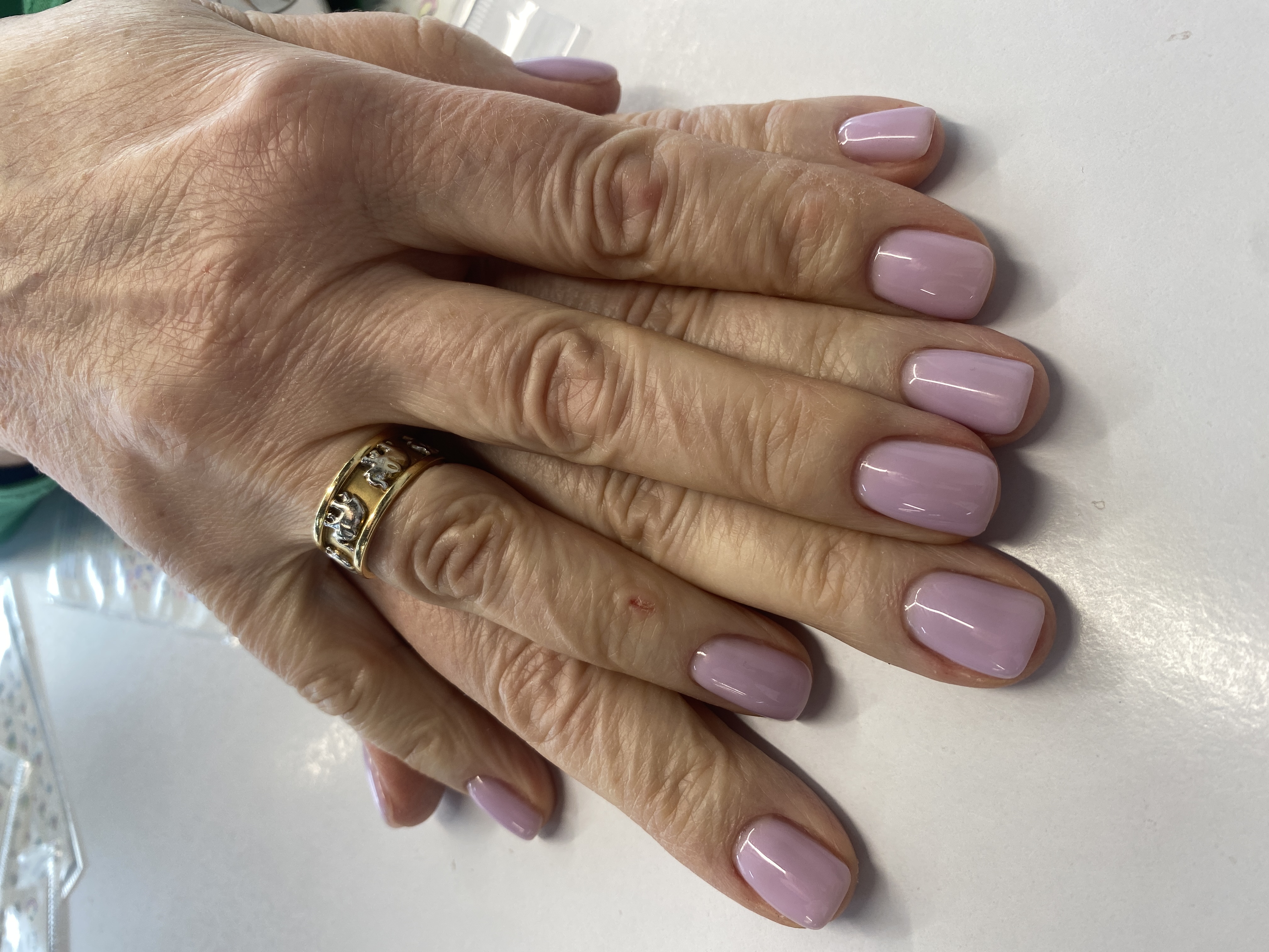 Маникюр, однотон, лак с блестками, на каждый день, перламутр