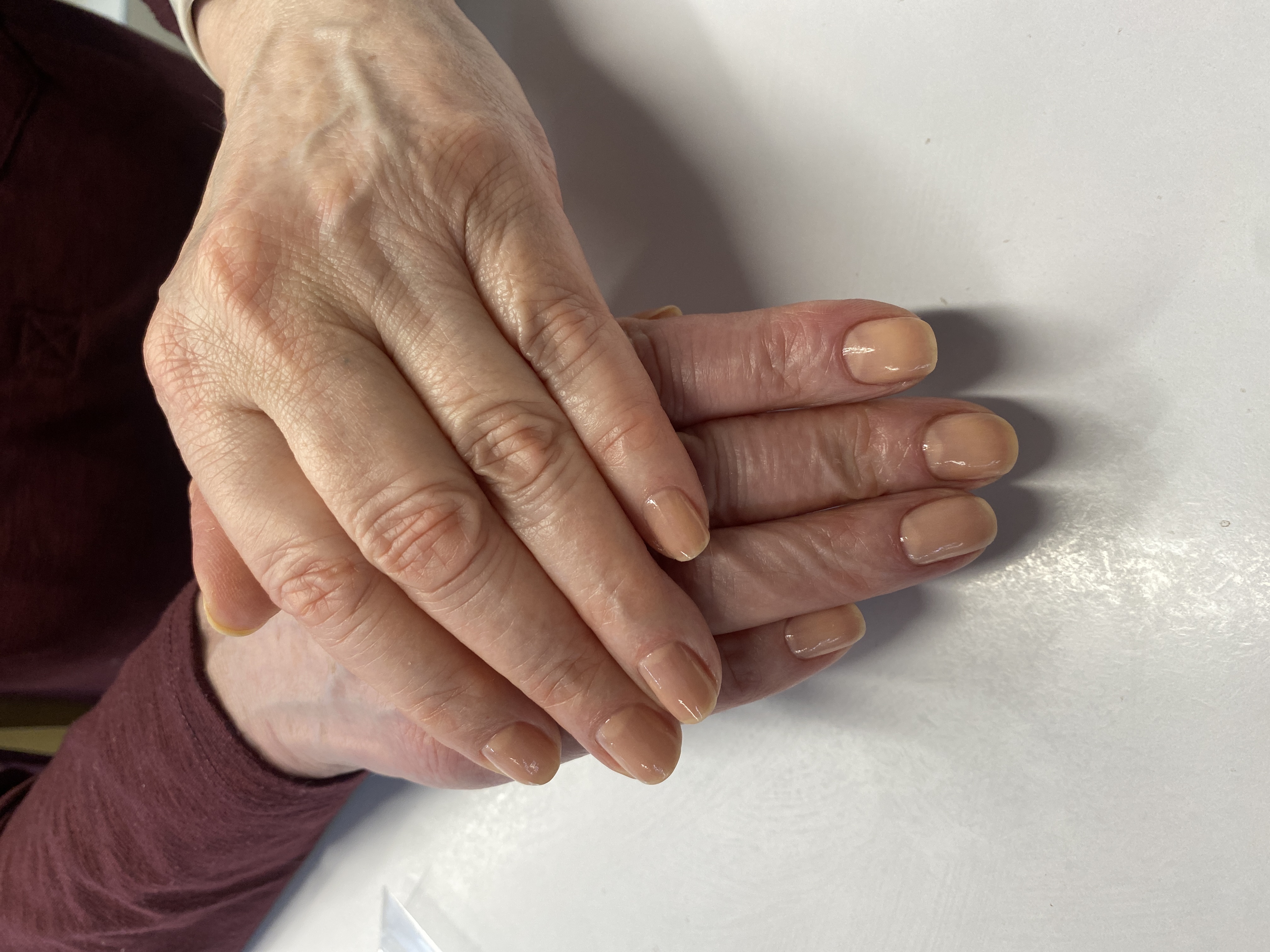 Маникюр, однотон, бесцветный, на каждый день