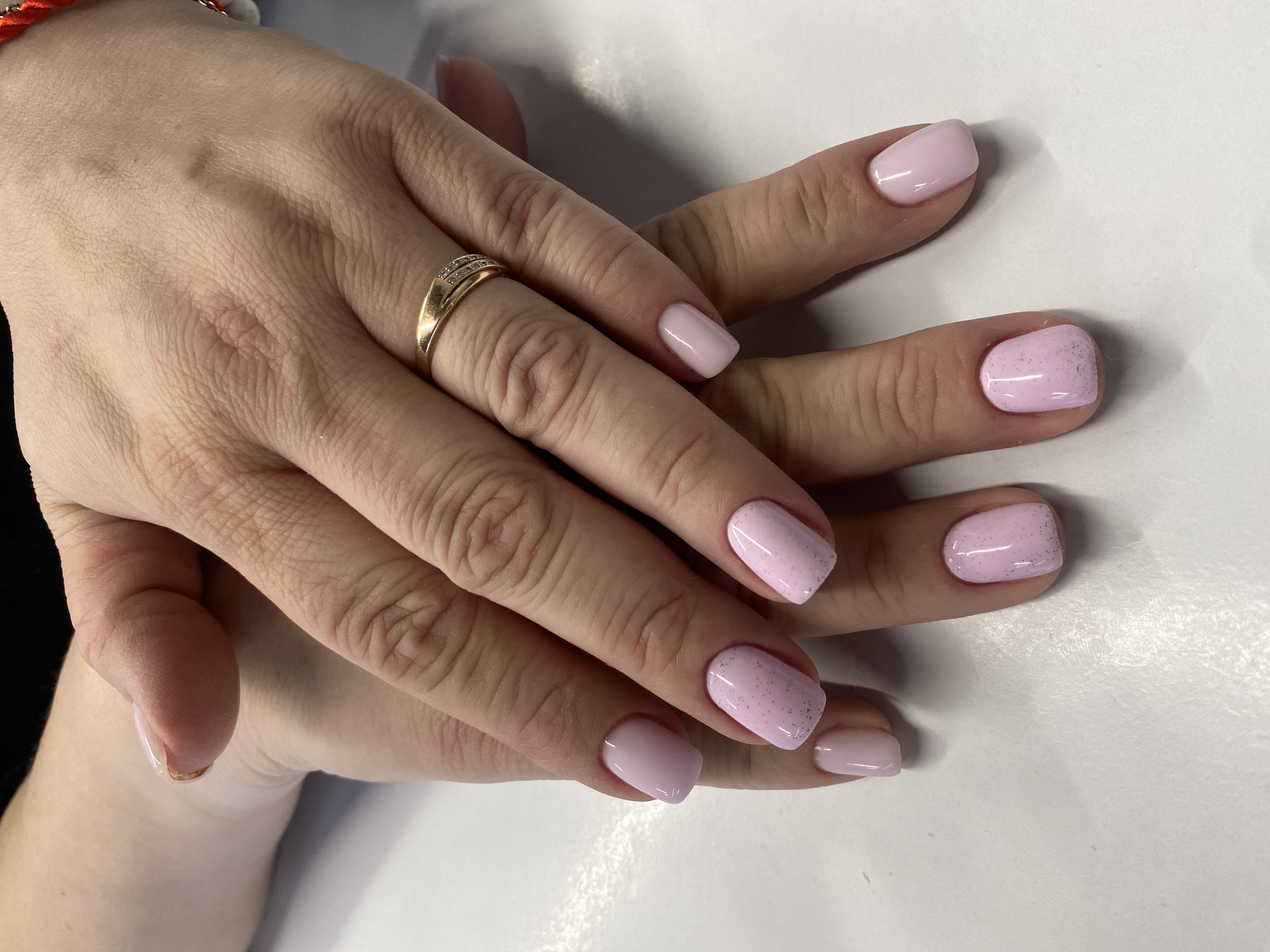 однотон, Маникюр, нюд, на каждый день, белый