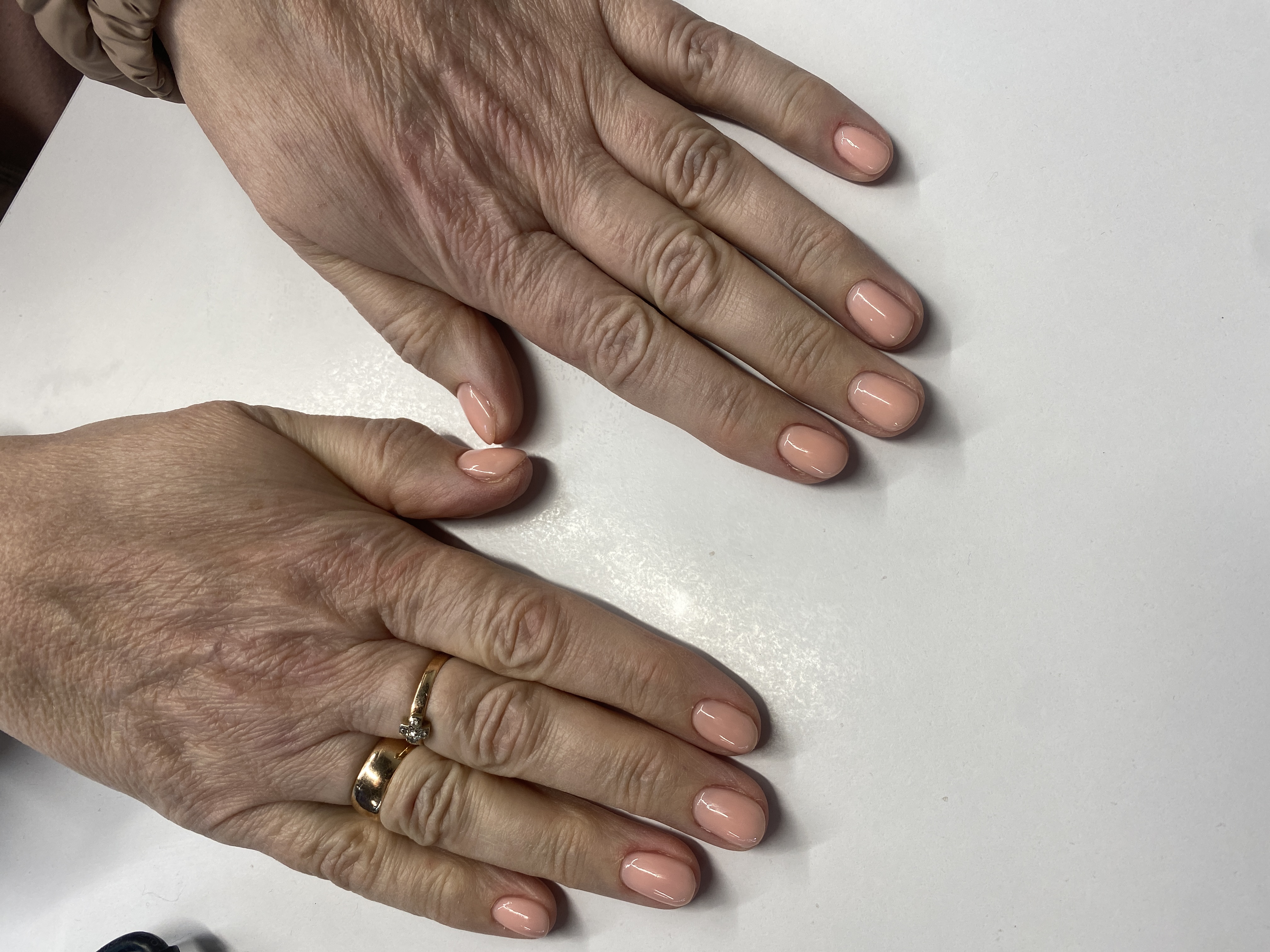 Маникюр, нюд, на каждый день, однотон, кремовый, нежный