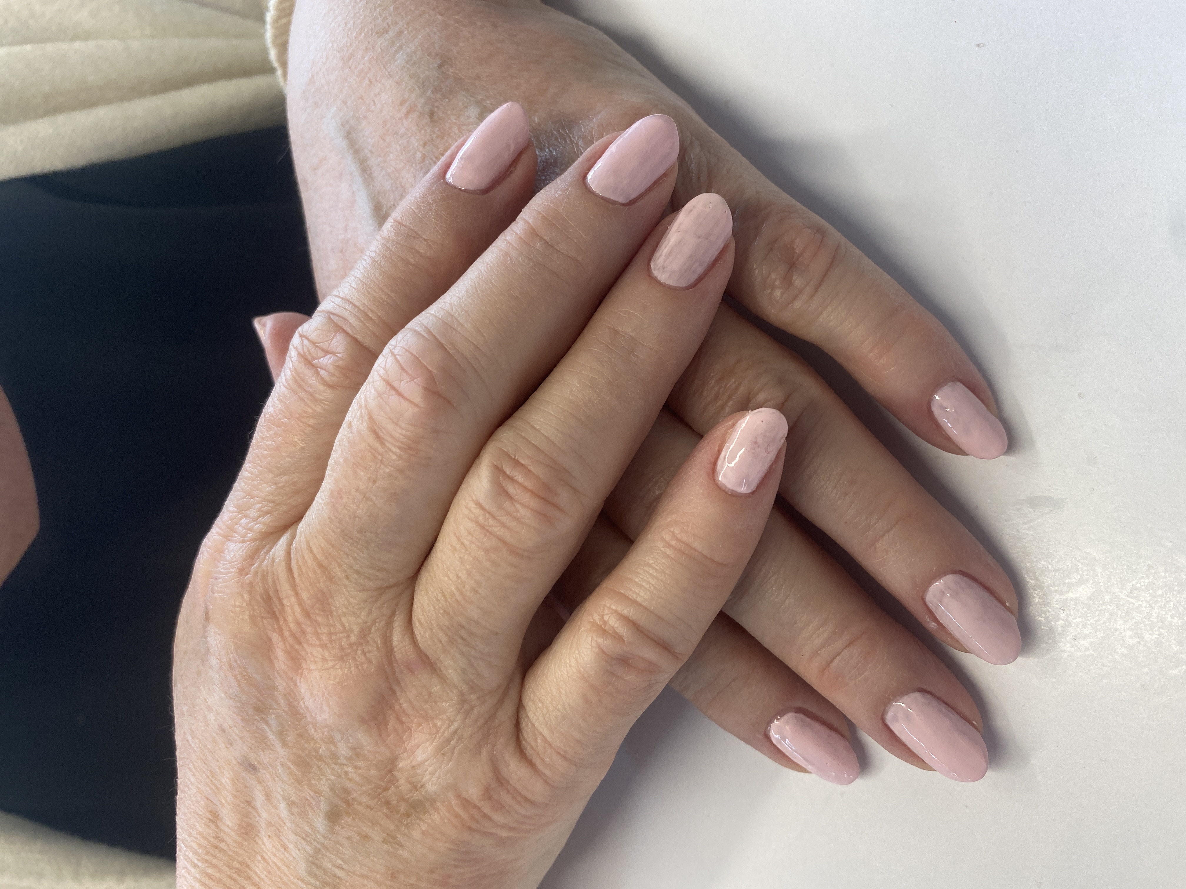 однотон, Маникюр, пудровый, нюд, на каждый день