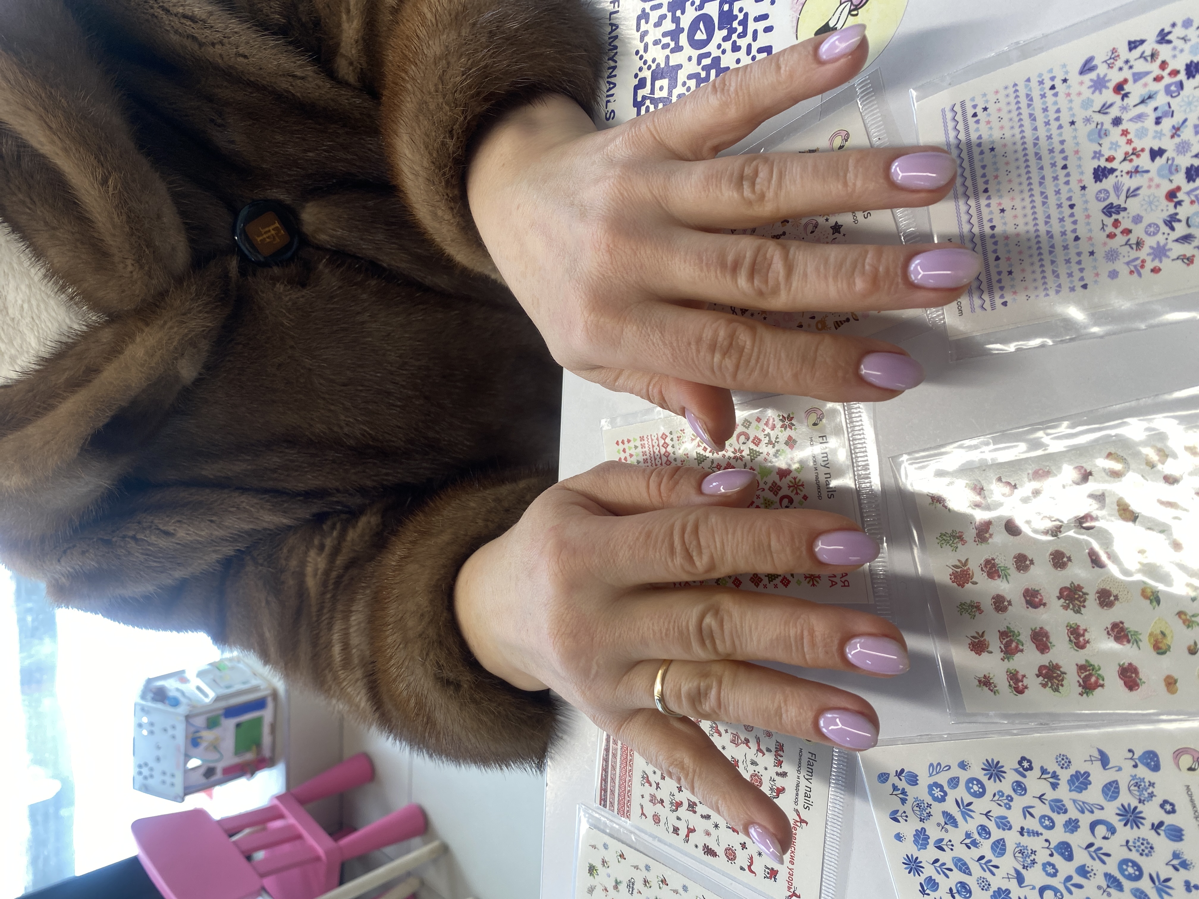 Маникюр, на каждый день, однотон, нюд, белый