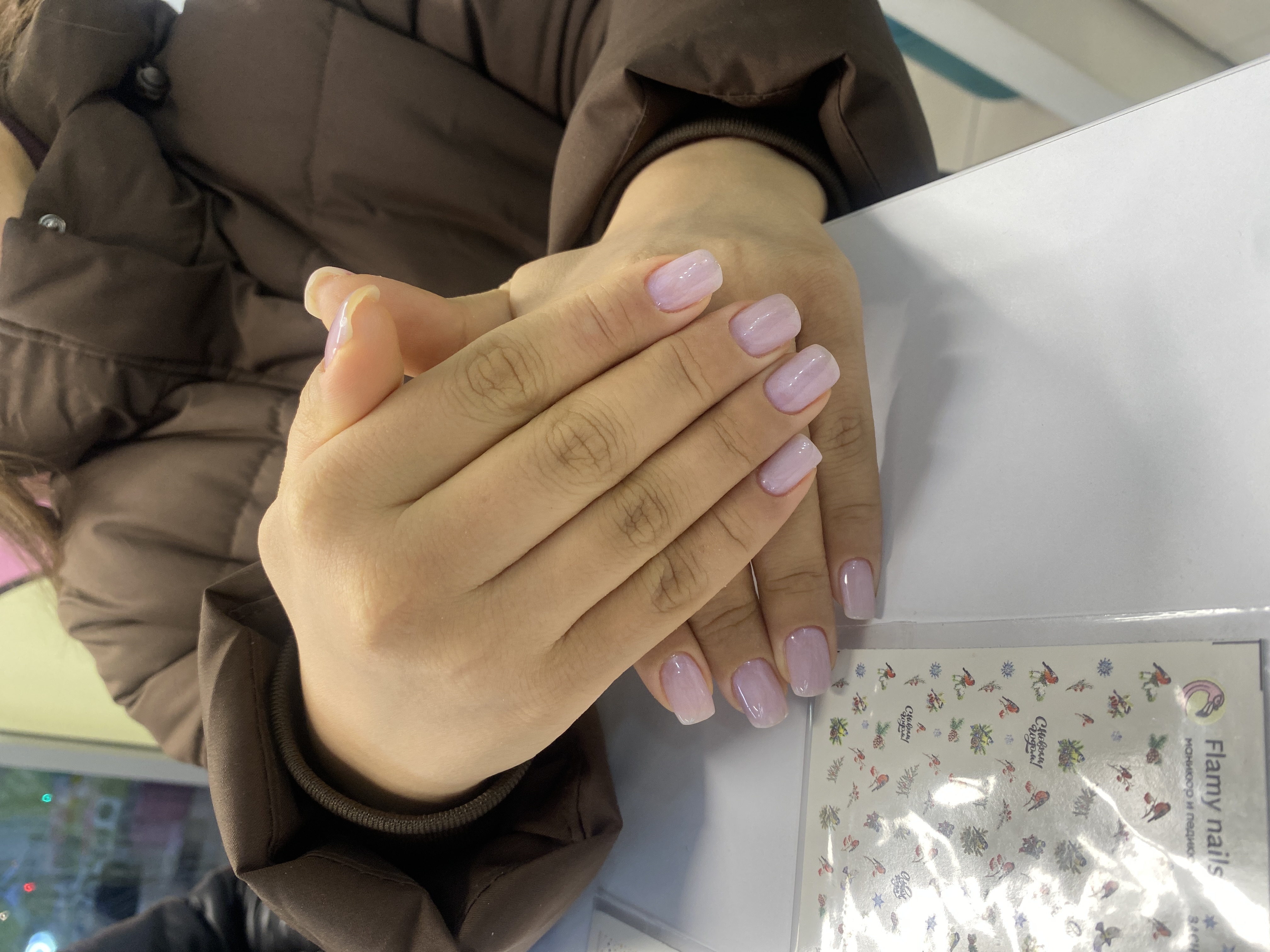 на каждый день, Маникюр, лак с блестками, однотон, молочный, нежный