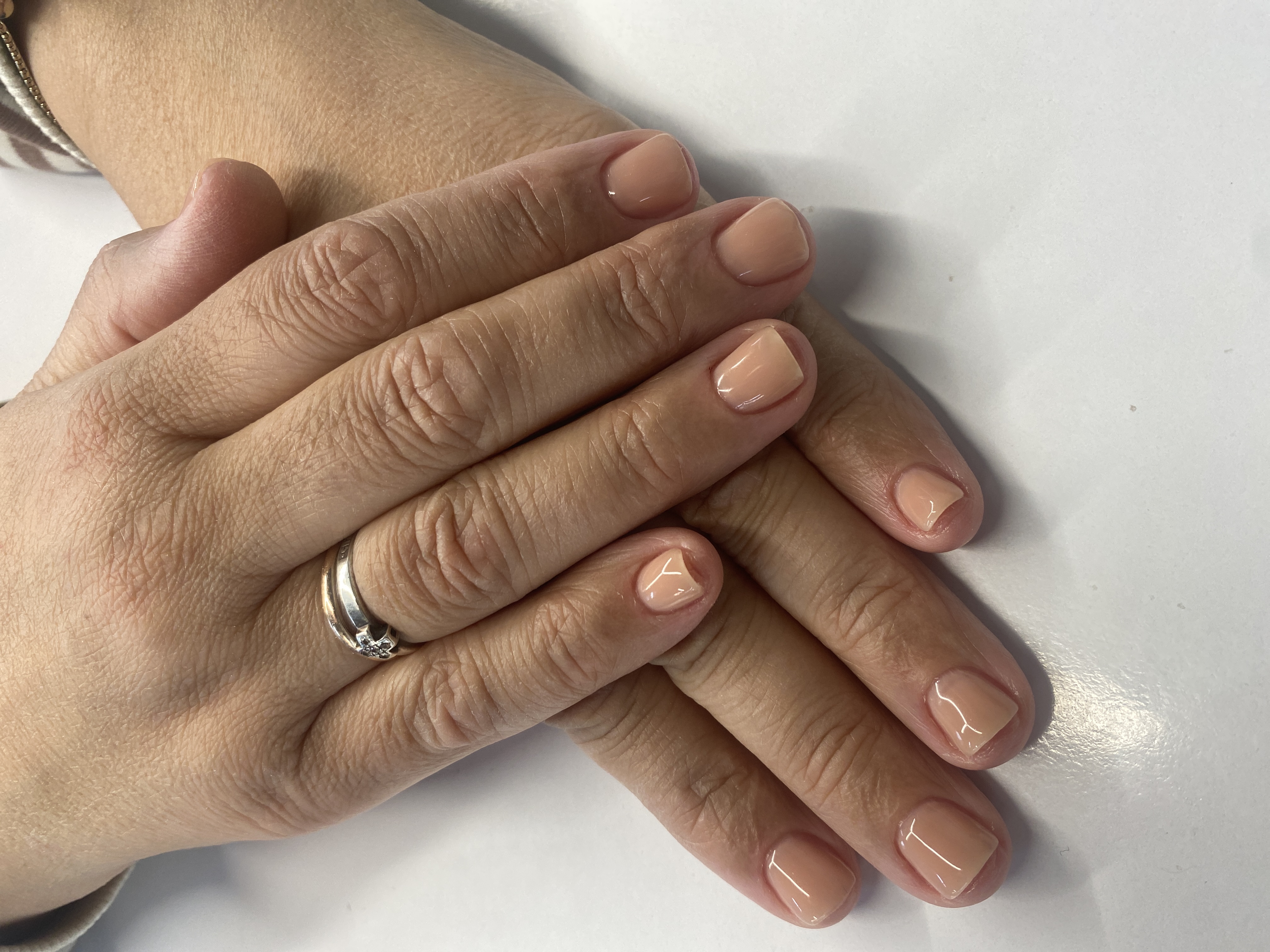 однотон, на каждый день, Маникюр, нюд, бежевый