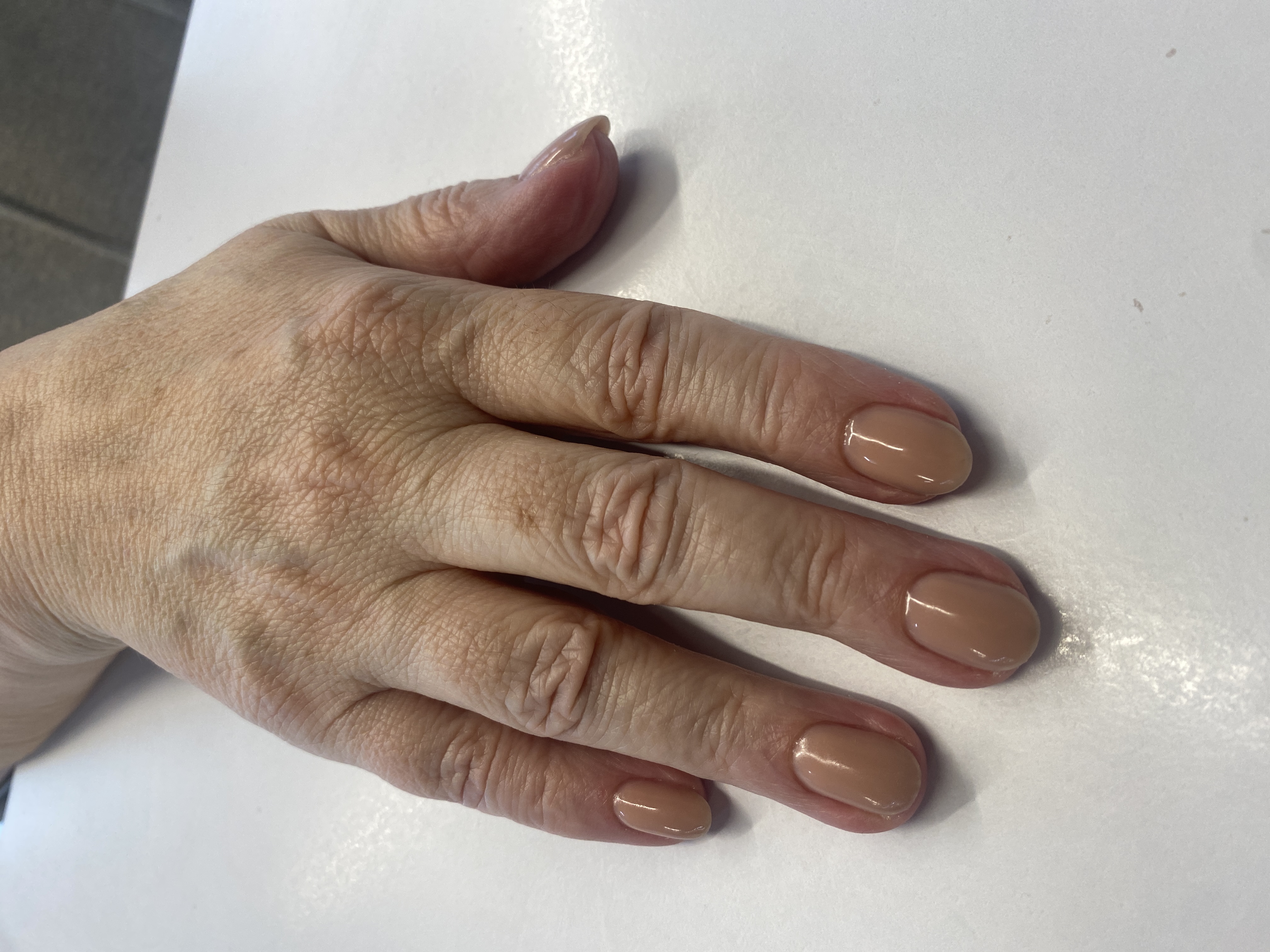 нюд, однотон, на каждый день, Маникюр, разная длинна, бежевый