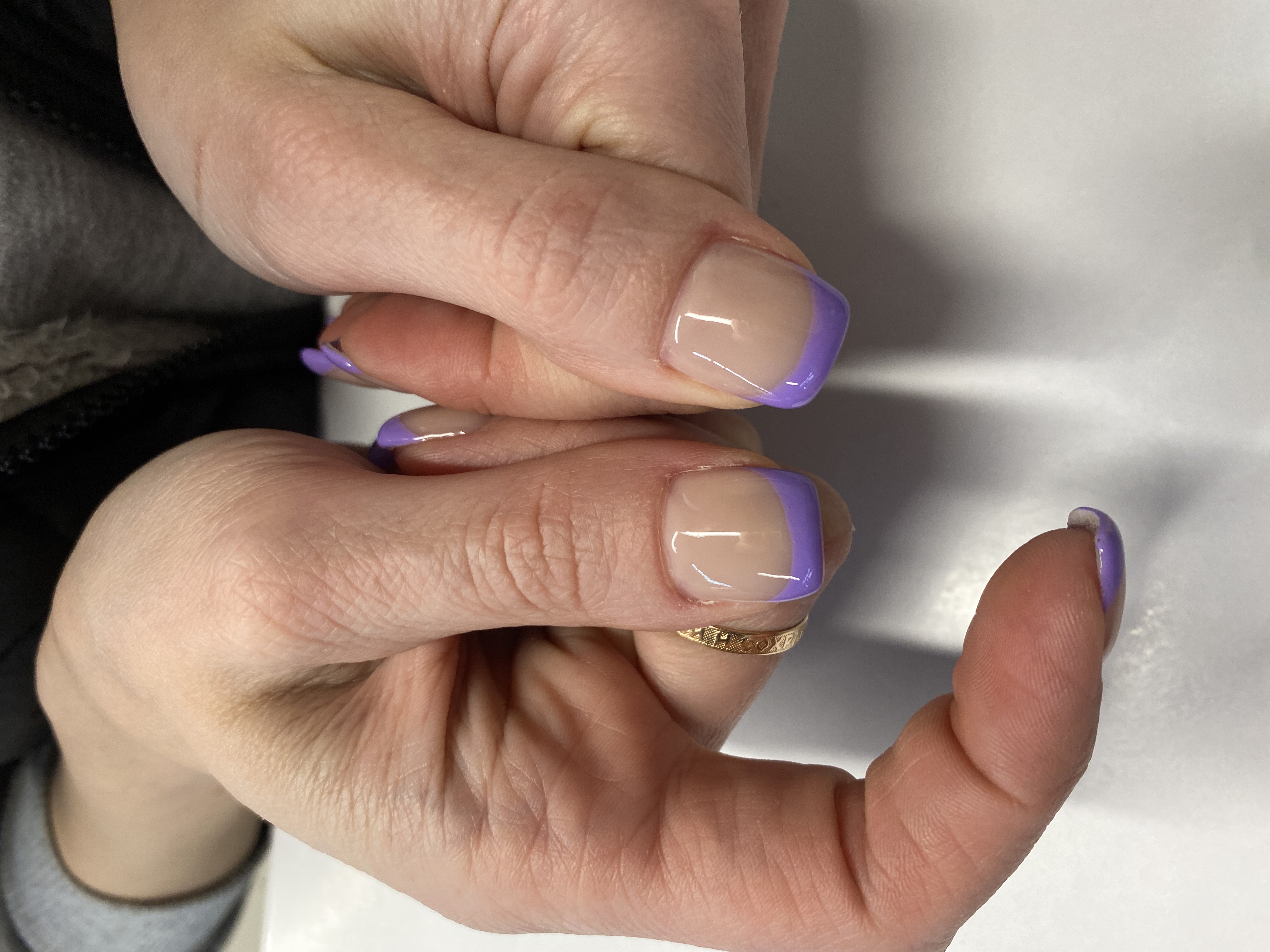 дизайн, френч, на каждый день, Маникюр, нюд, натуральный