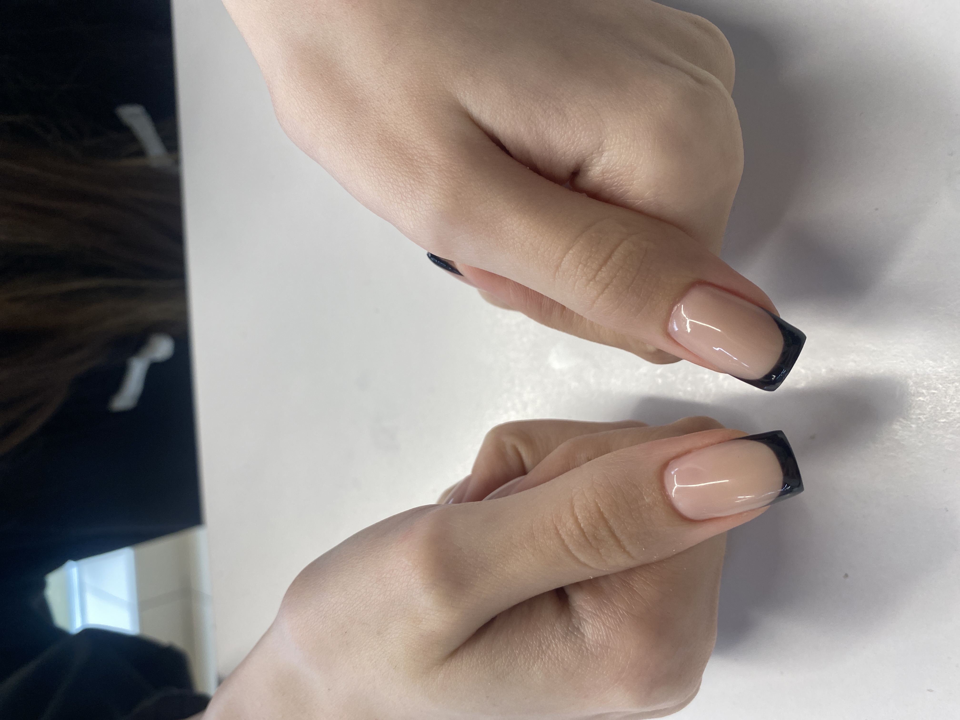 дизайн, френч, натуральный, на каждый день, Маникюр