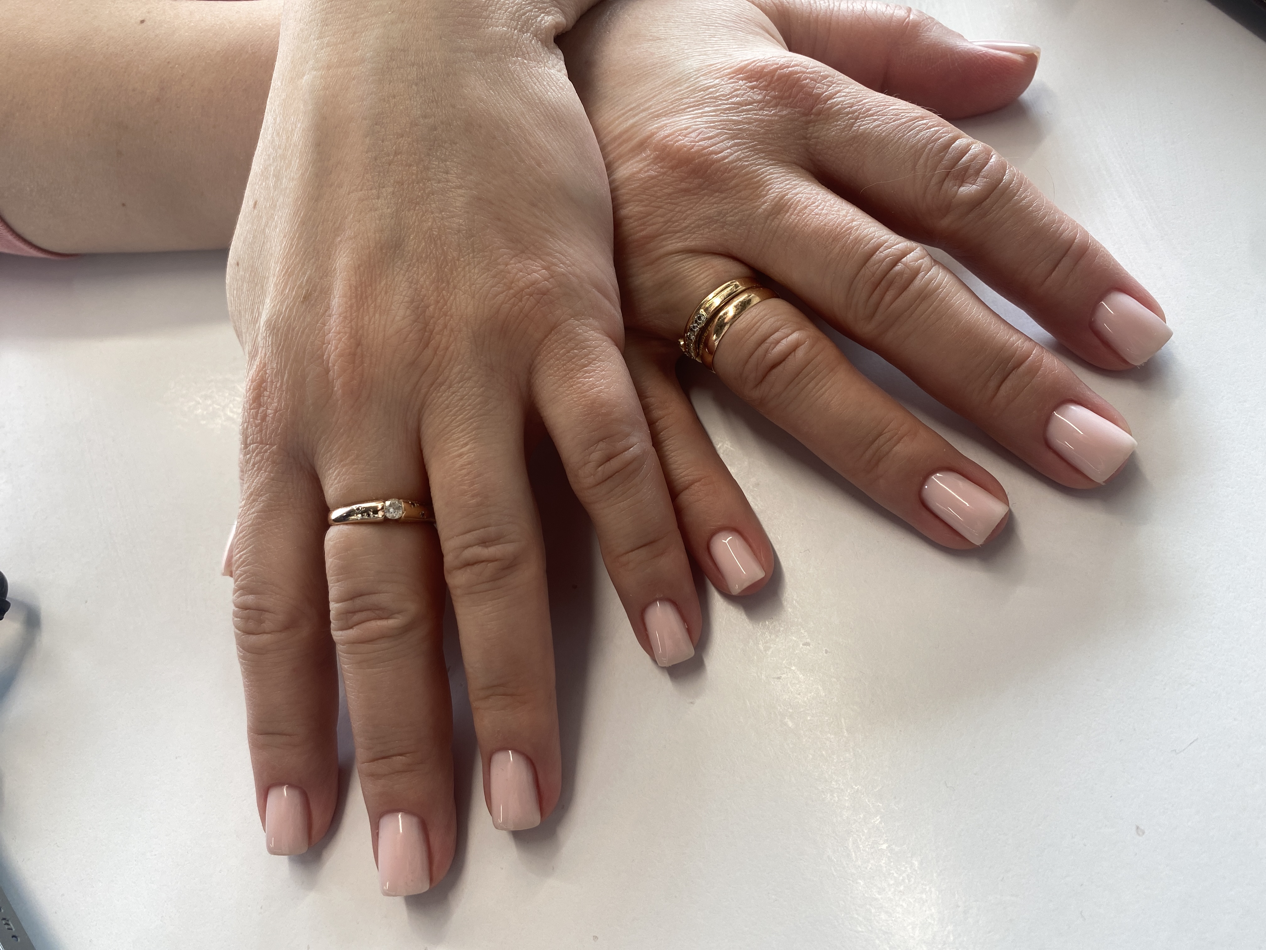 на каждый день, Маникюр, однотон, нюд, молочный