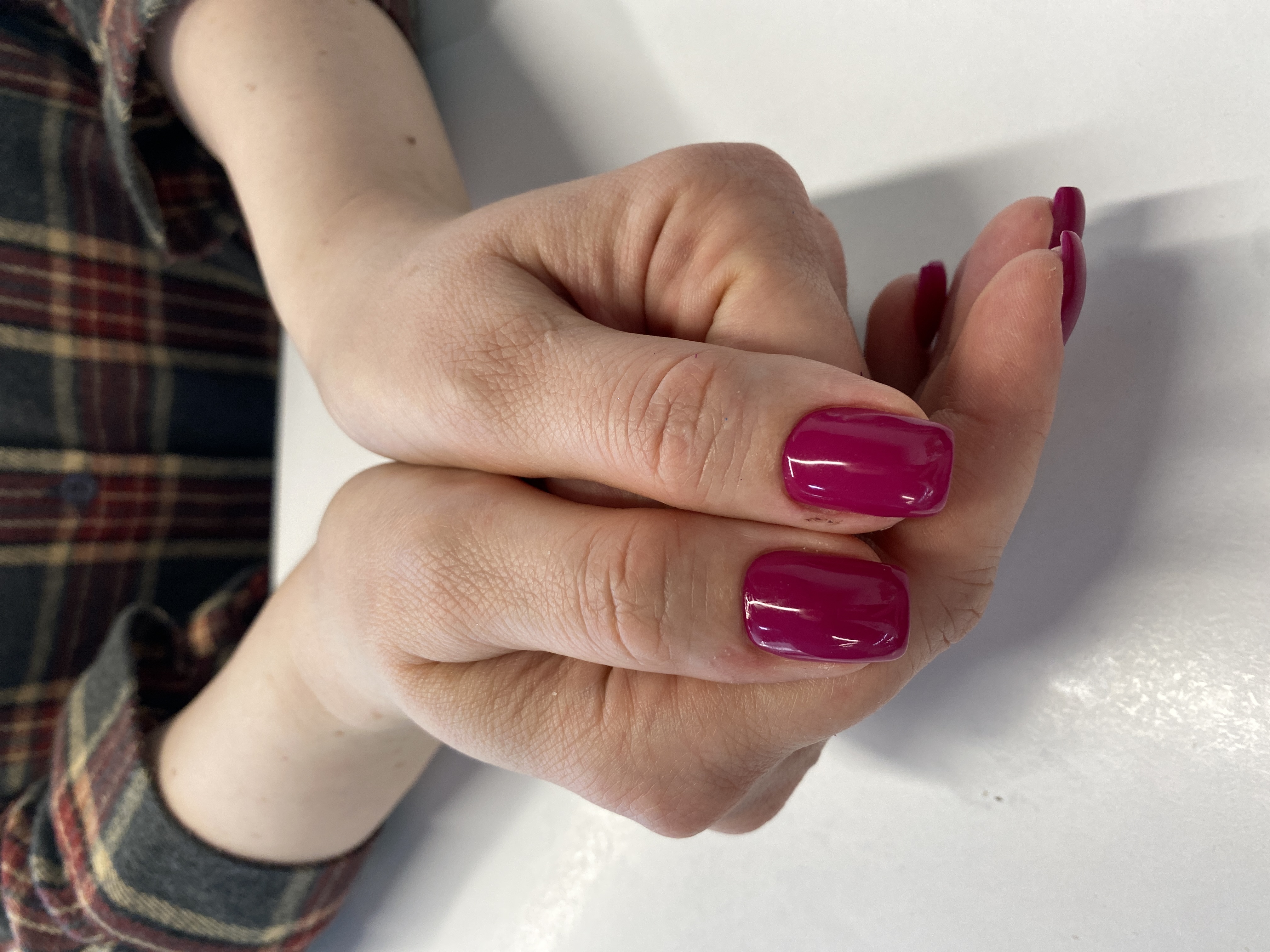 комбинированный, дизайн, цвеы, Маникюр, минимализм, фиолетовый, на каждый день