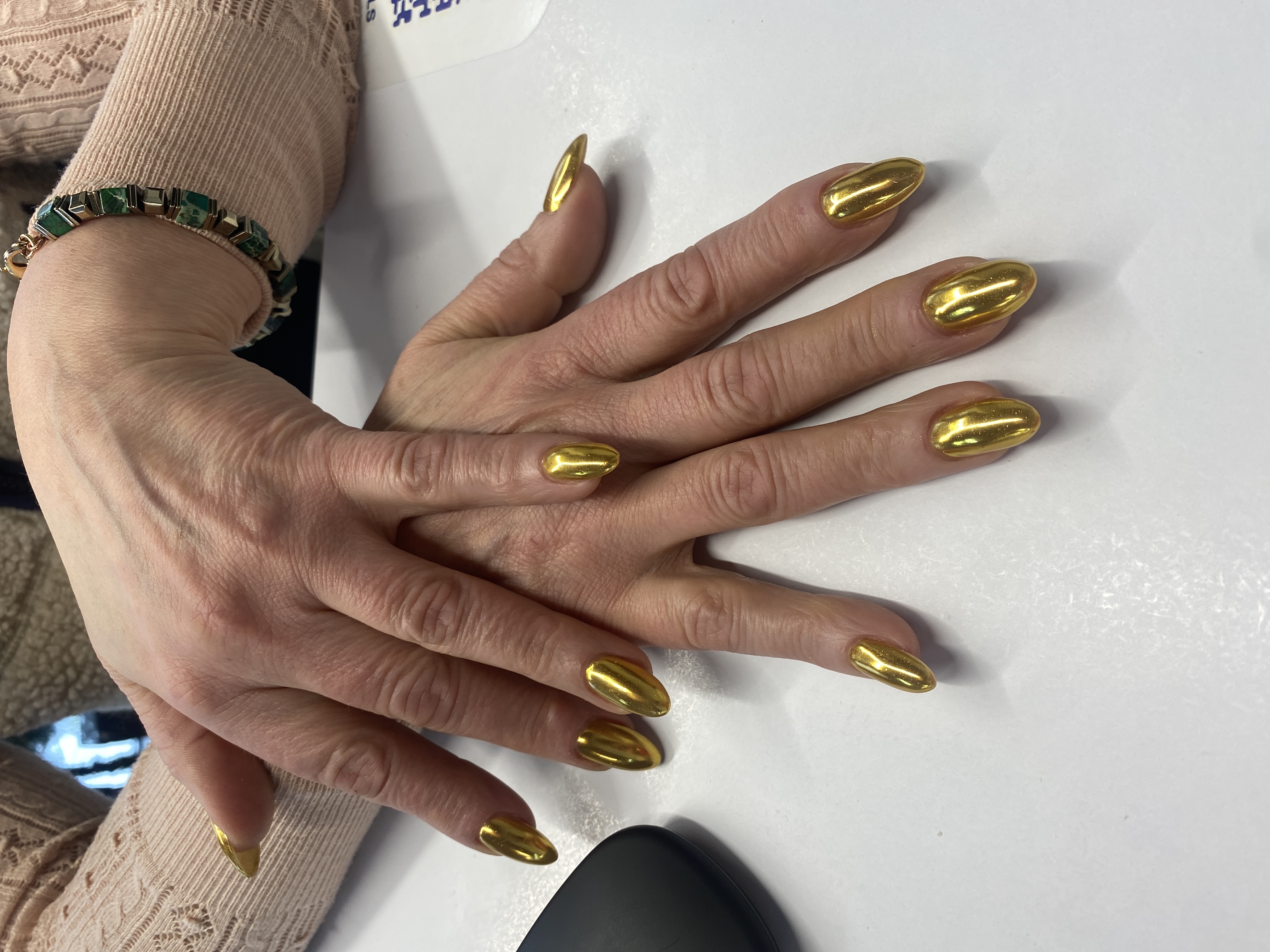 золото, глиттер, Маникюр, дизайн, втирка, оригинальный, праздничный