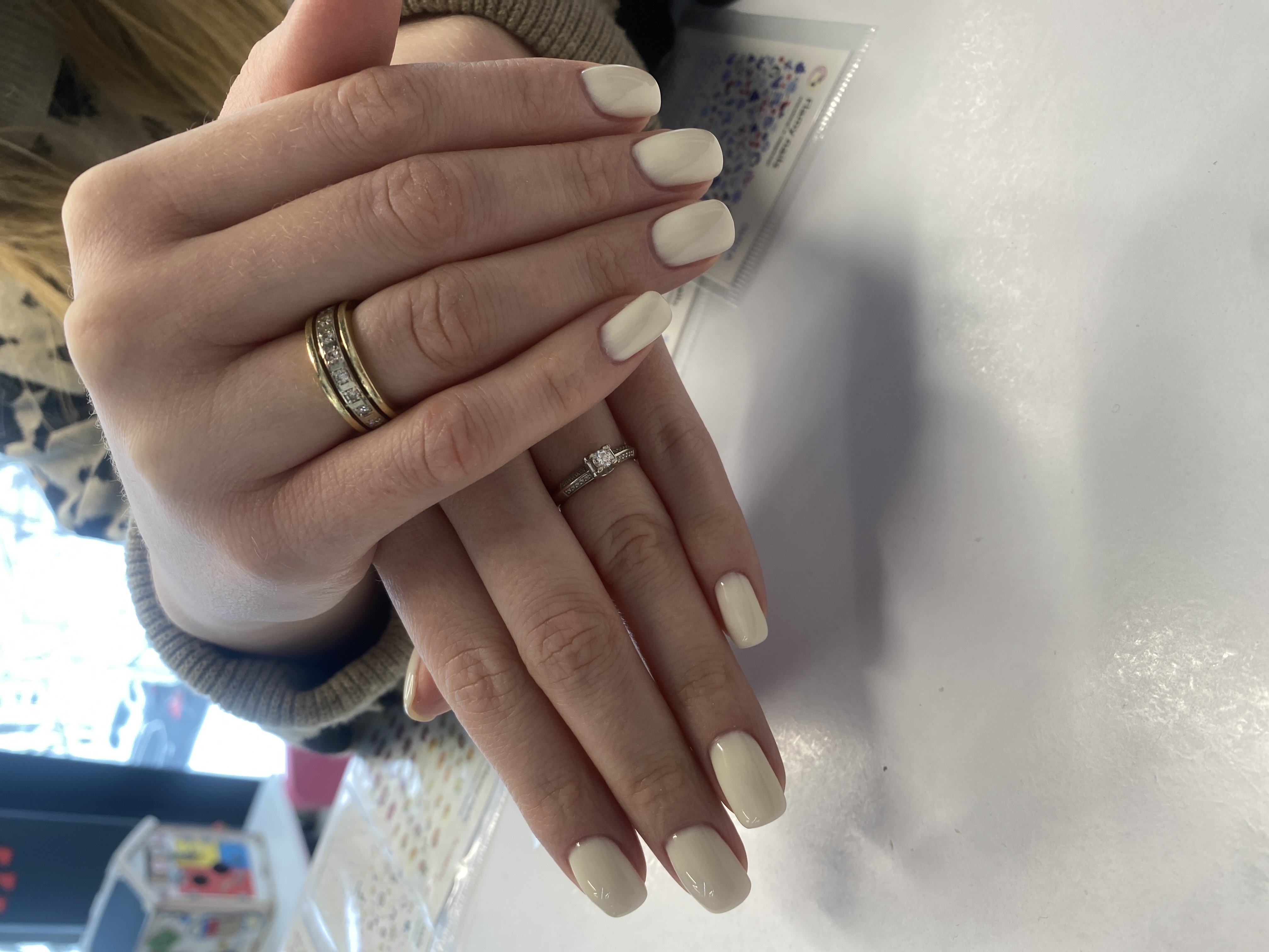 однотон, Маникюр, на каждый день, белый