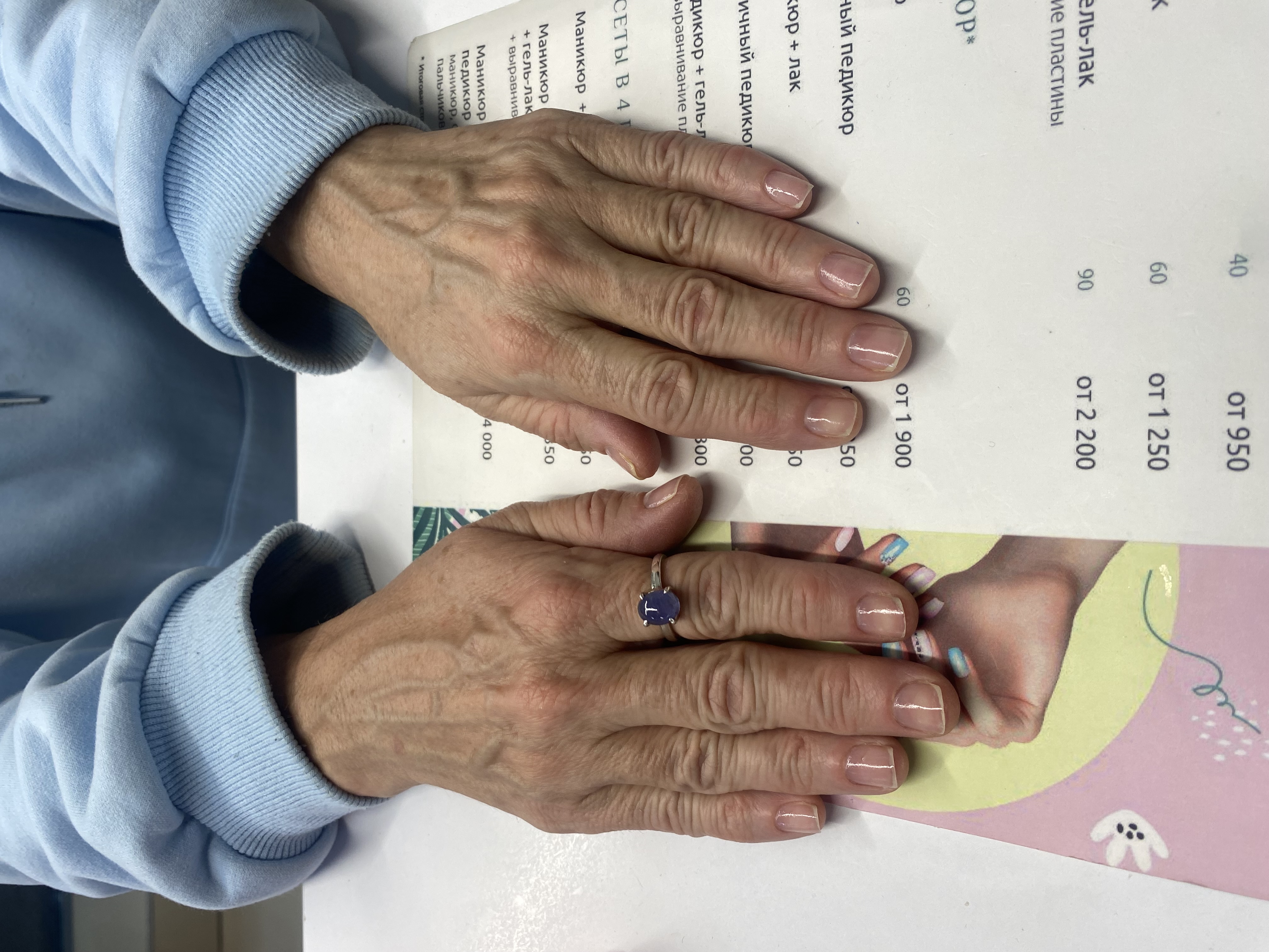 однотон, Маникюр, бесцветный, на каждый день