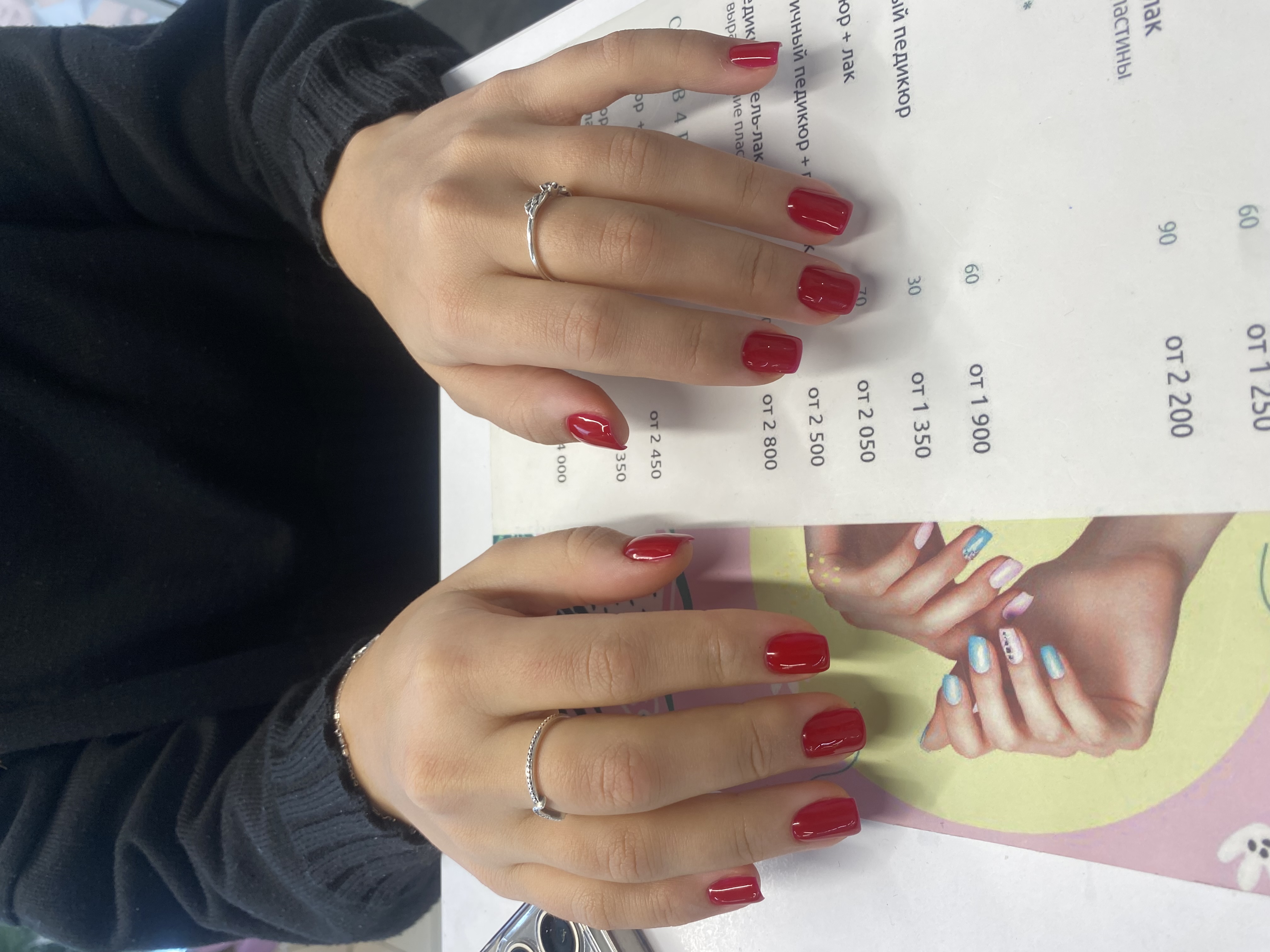 однотон, Маникюр, бордовый, на каждый день