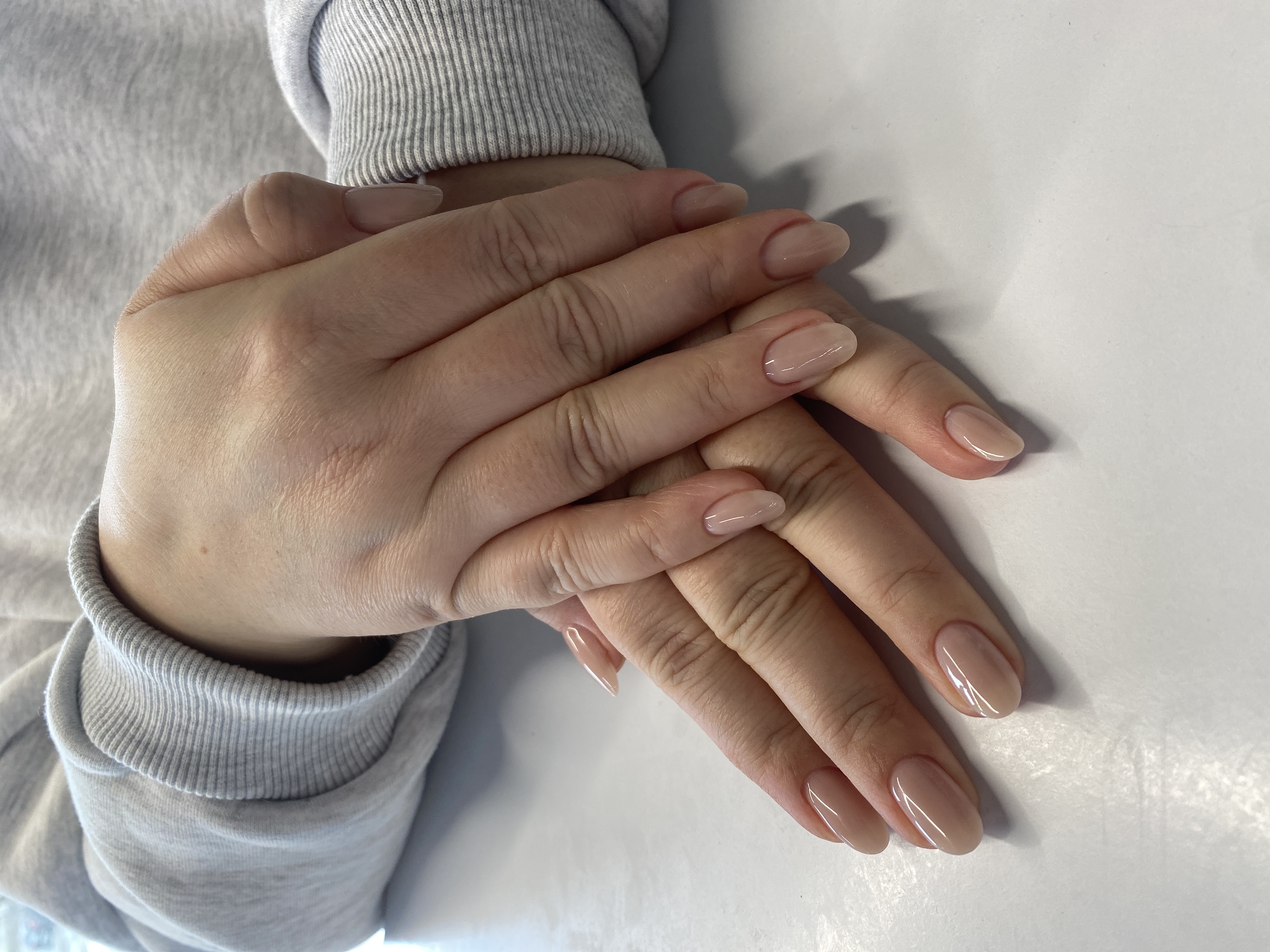 однотон, натуральный, на каждый день, Маникюр