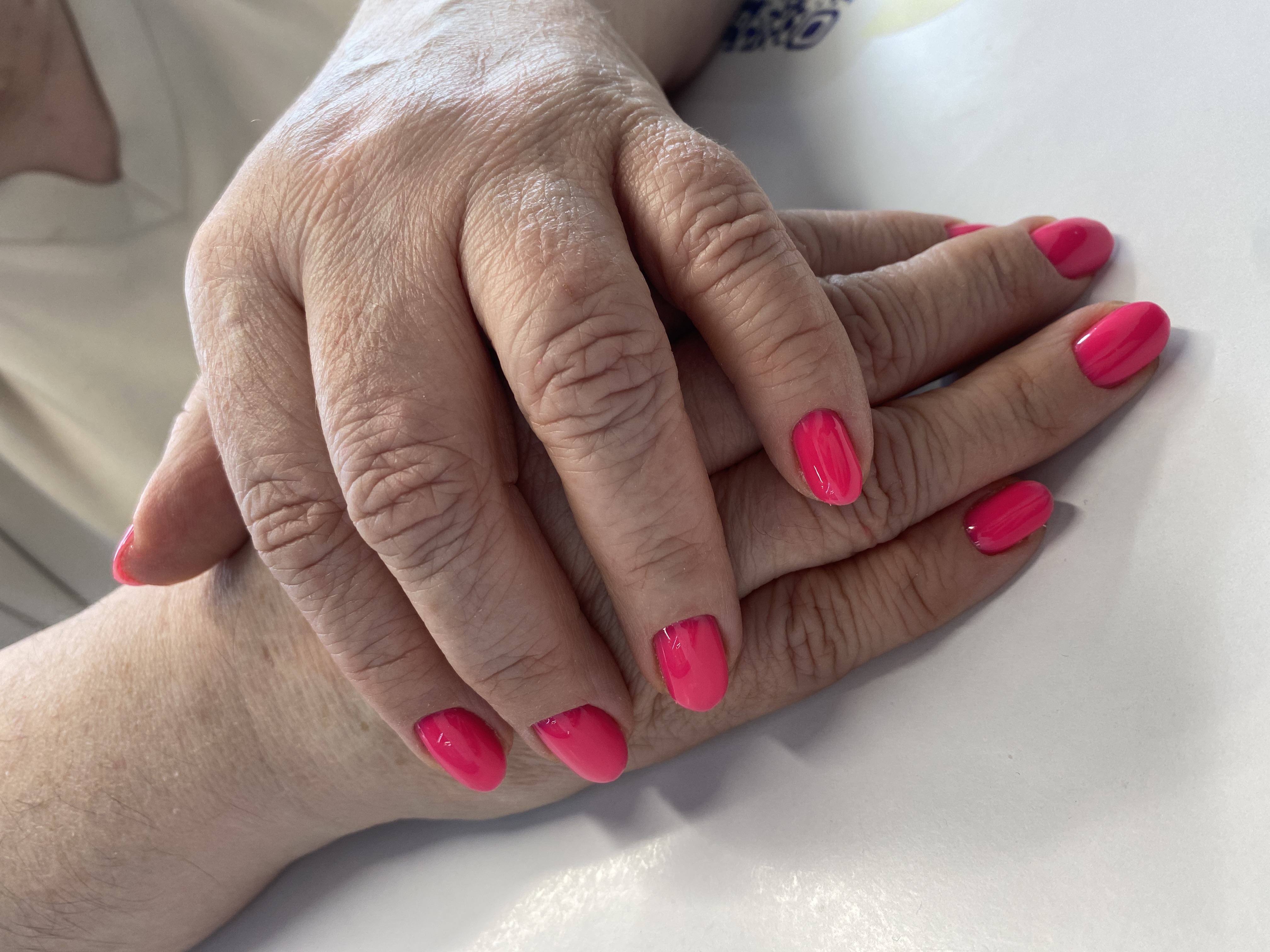 однотон, Маникюр, фуксия, на каждый день