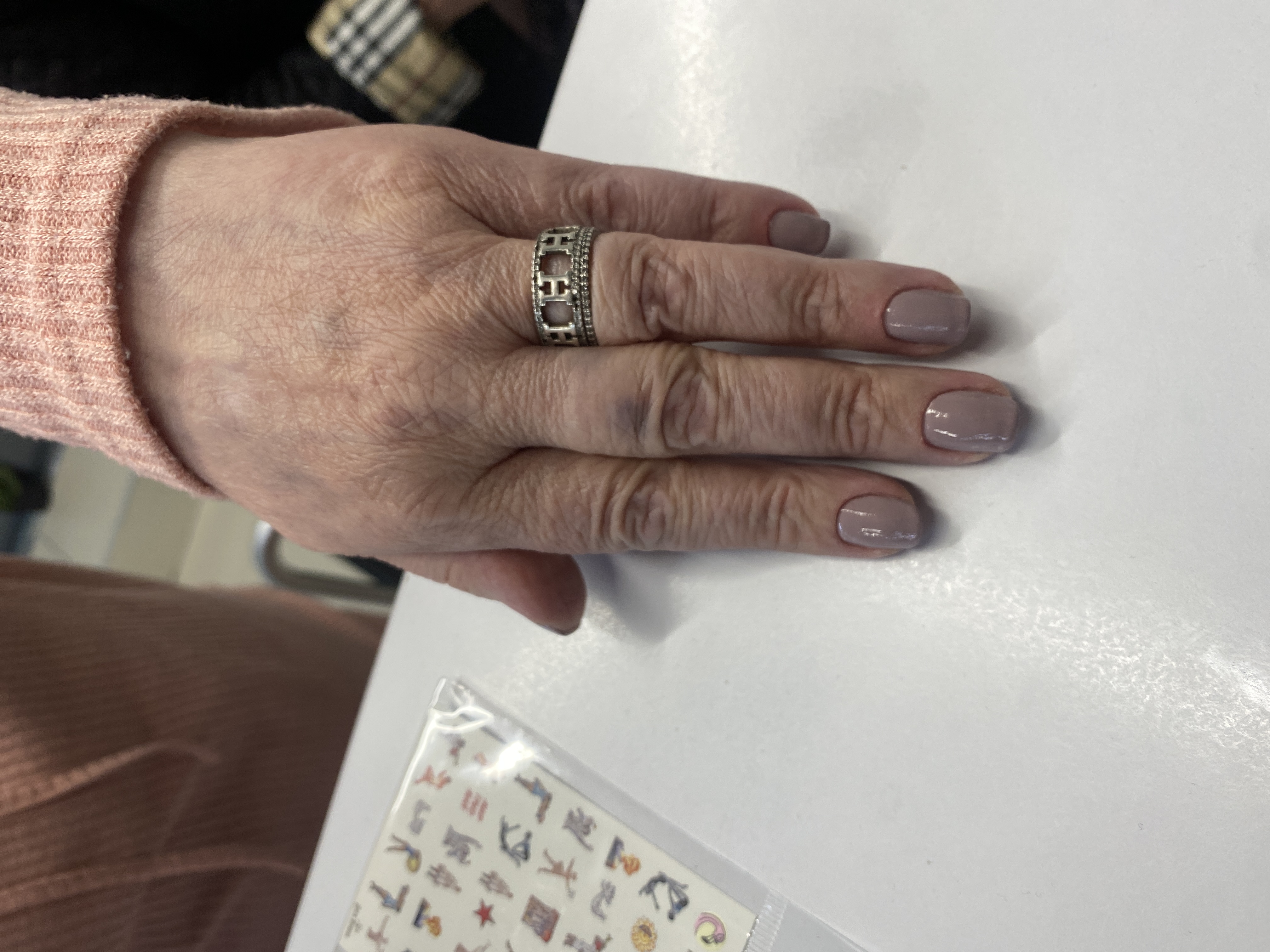 серый, нюд, Маникюр, на каждый день, однотон