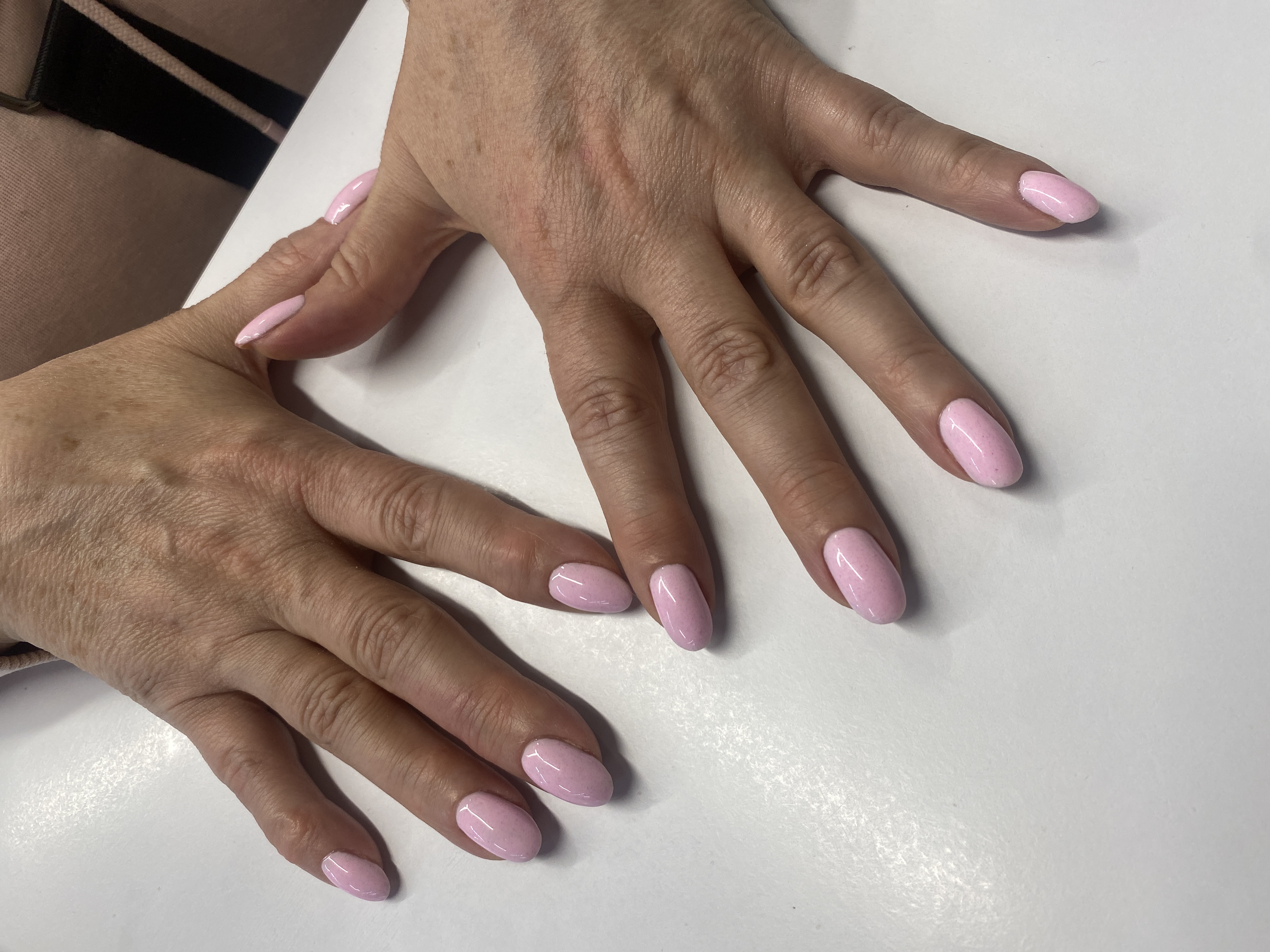 однотон, нюд, Маникюр, белый, на каждый день