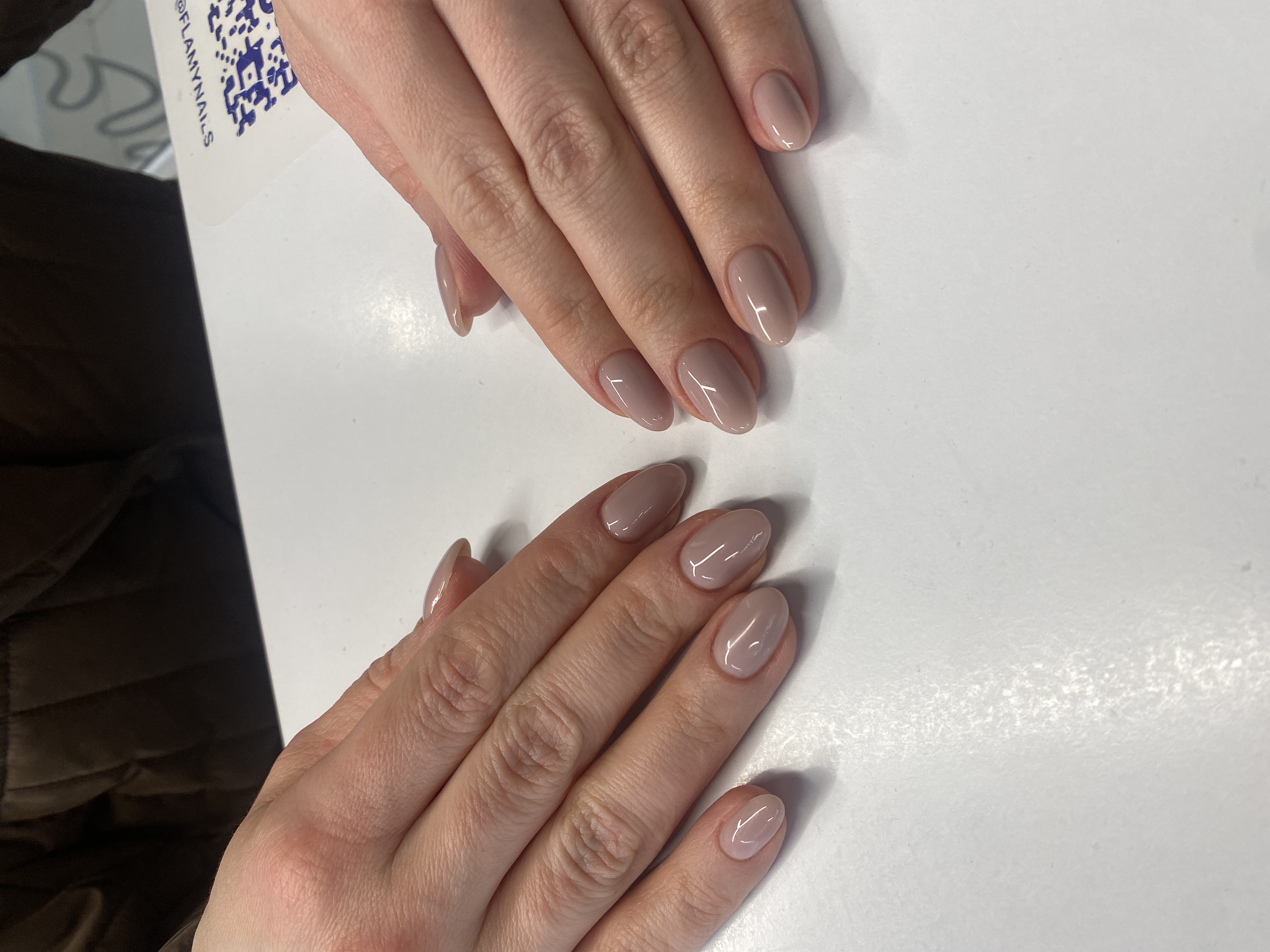 серый, нюд, Маникюр, однотон, на каждый день