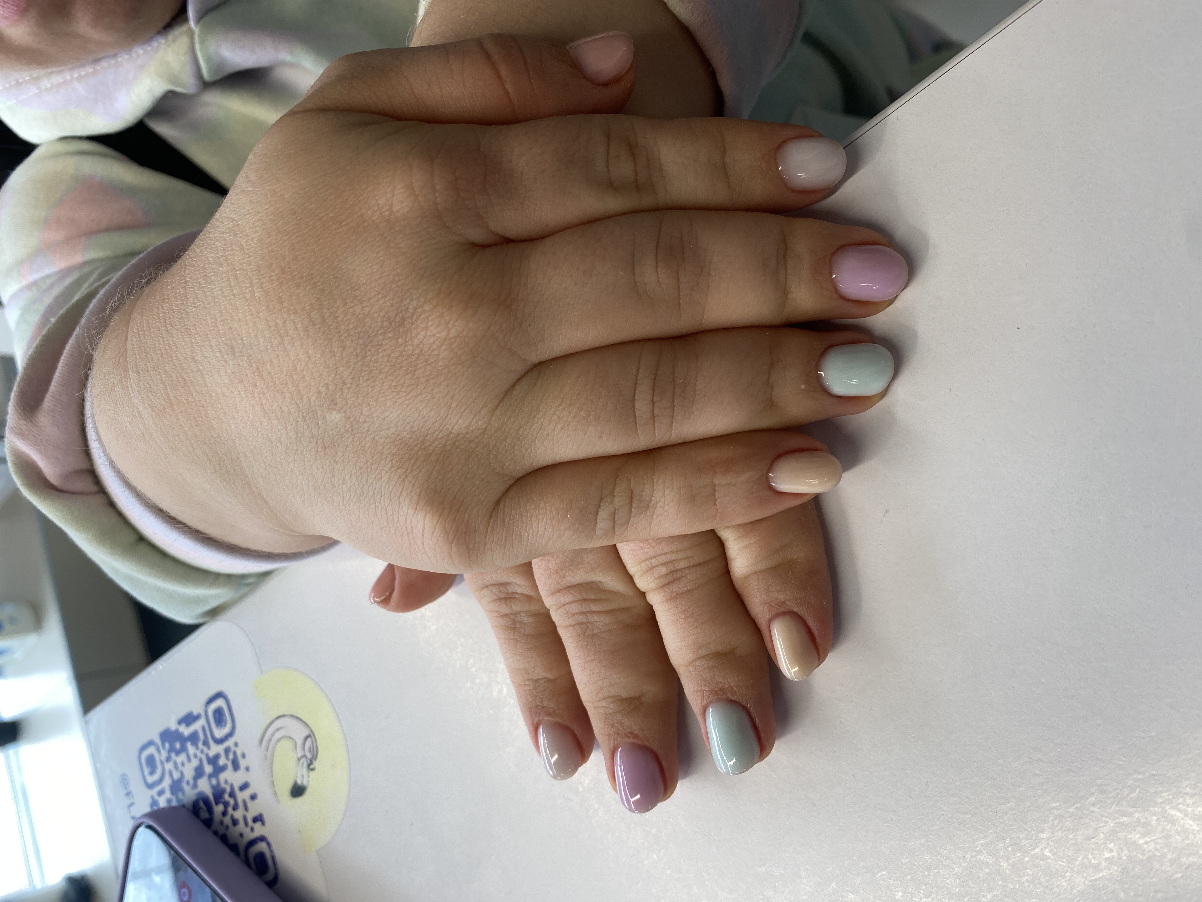 Маникюр, на каждый день, разные цвета, нежный