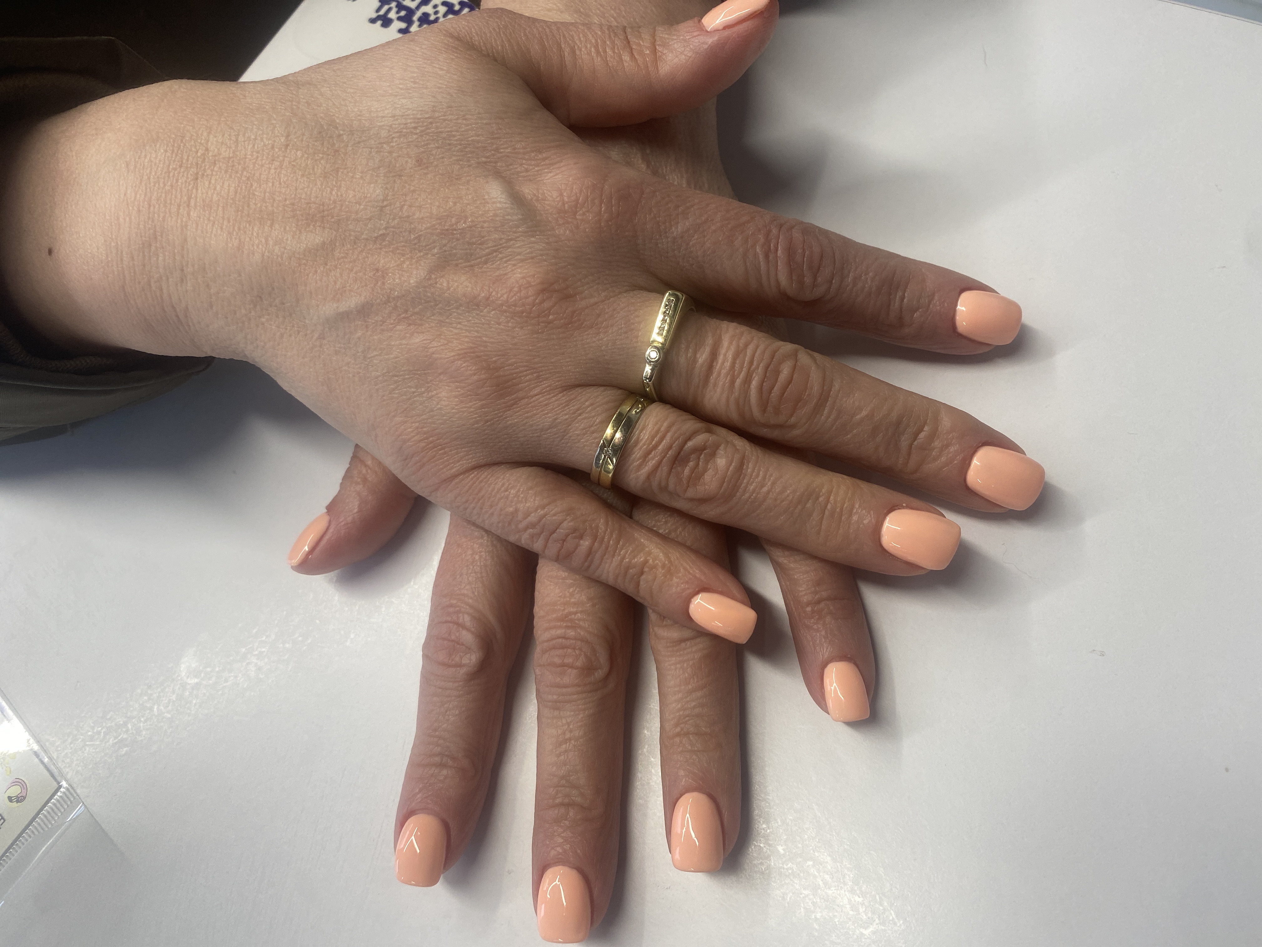 нюд, Маникюр, однотон, кремовый, на каждый день