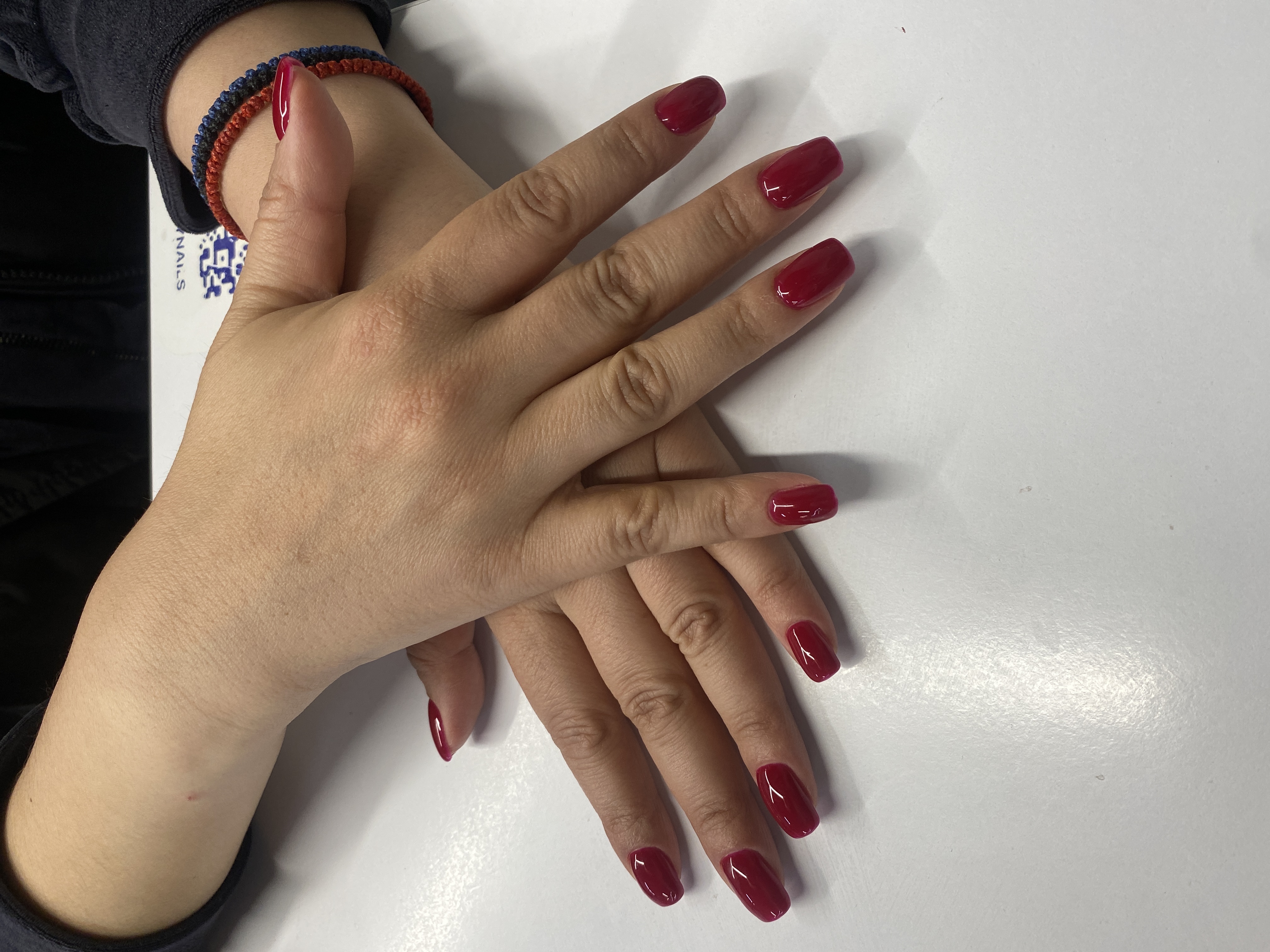 однотон, Маникюр, винный, на каждый день