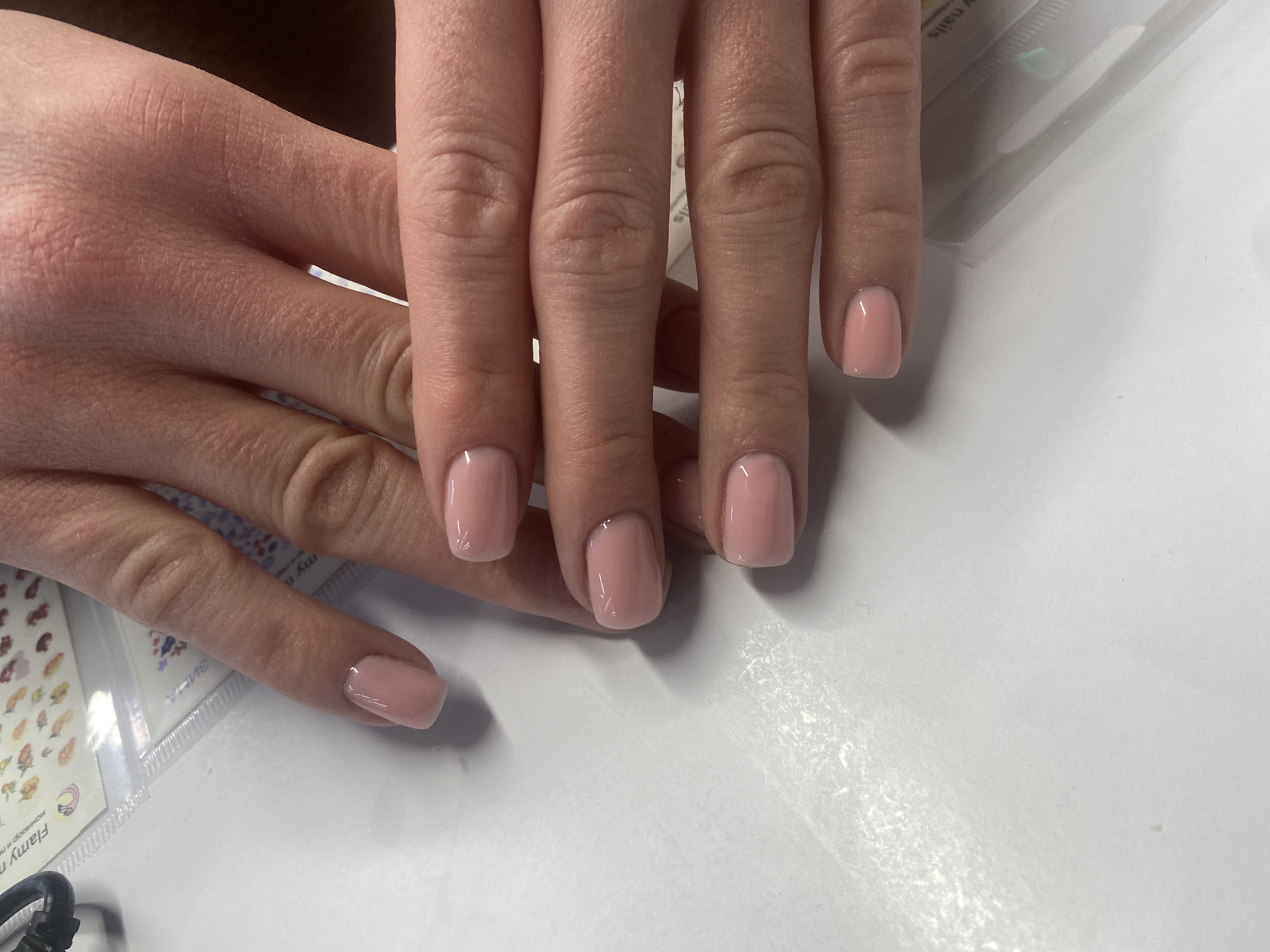 однотон, Маникюр, нюд, на каждый день, натуральный