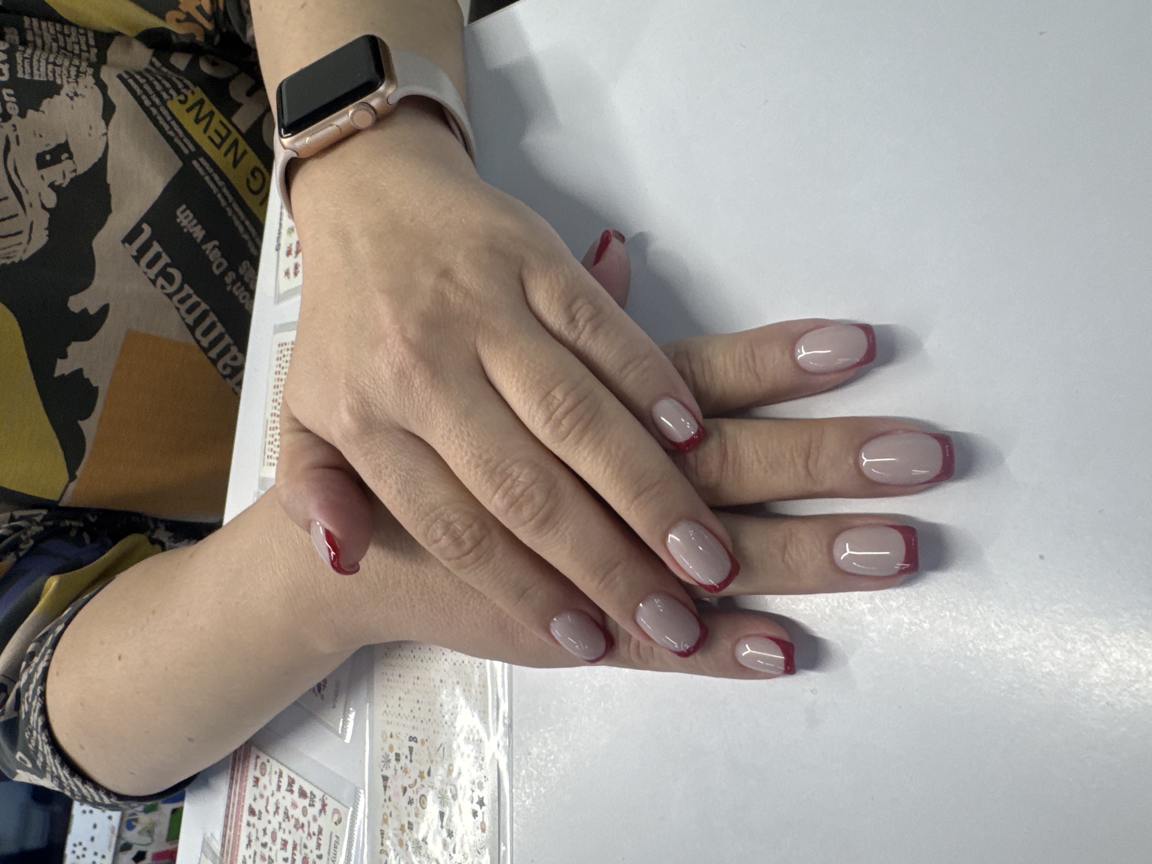 молочный, Маникюр, дизайн, френч, на каждый день