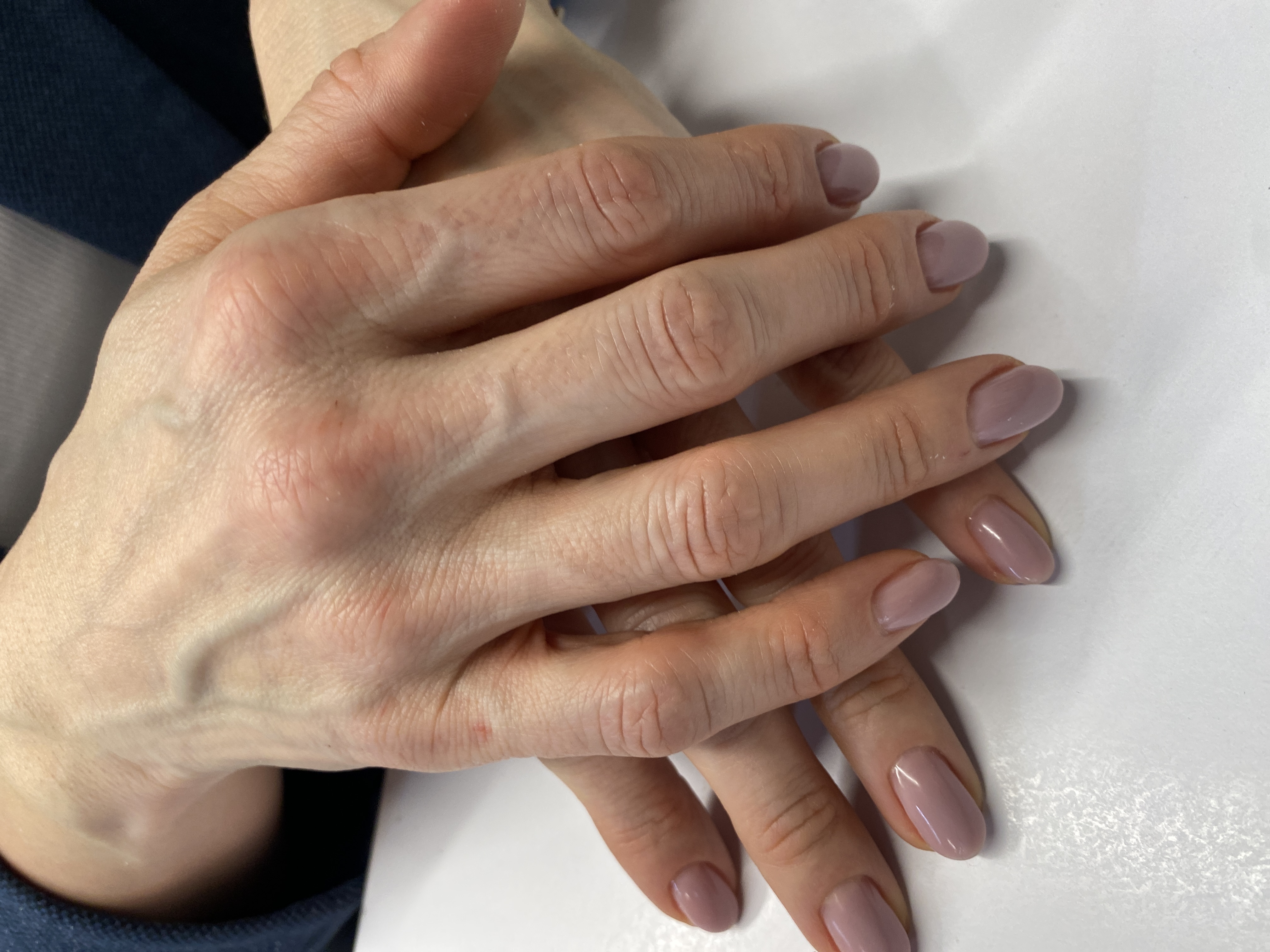 Маникюр, на каждый день, однотон, нюд, сиреневый