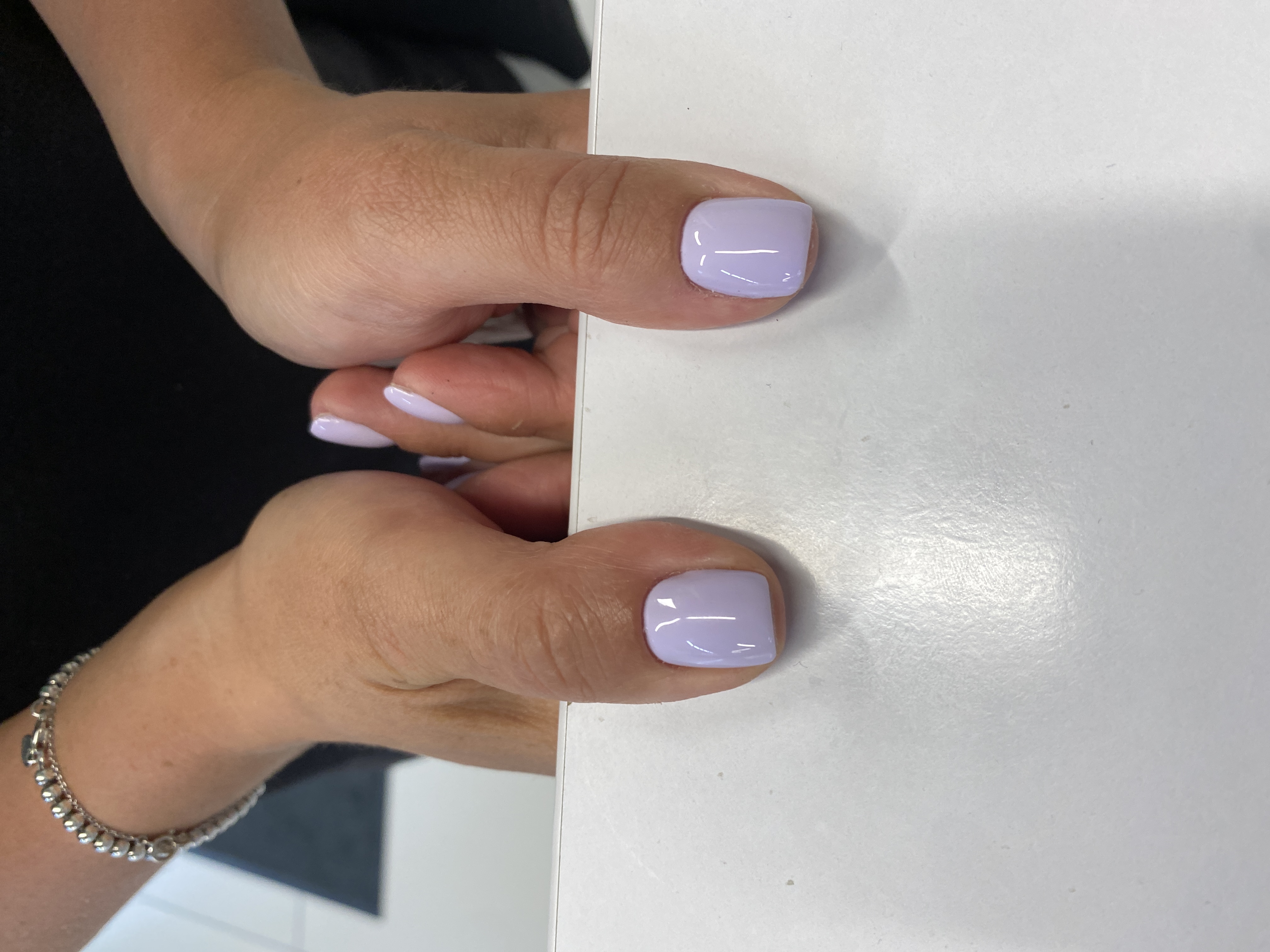 Маникюр, однотон, на каждый день, белый, нюд