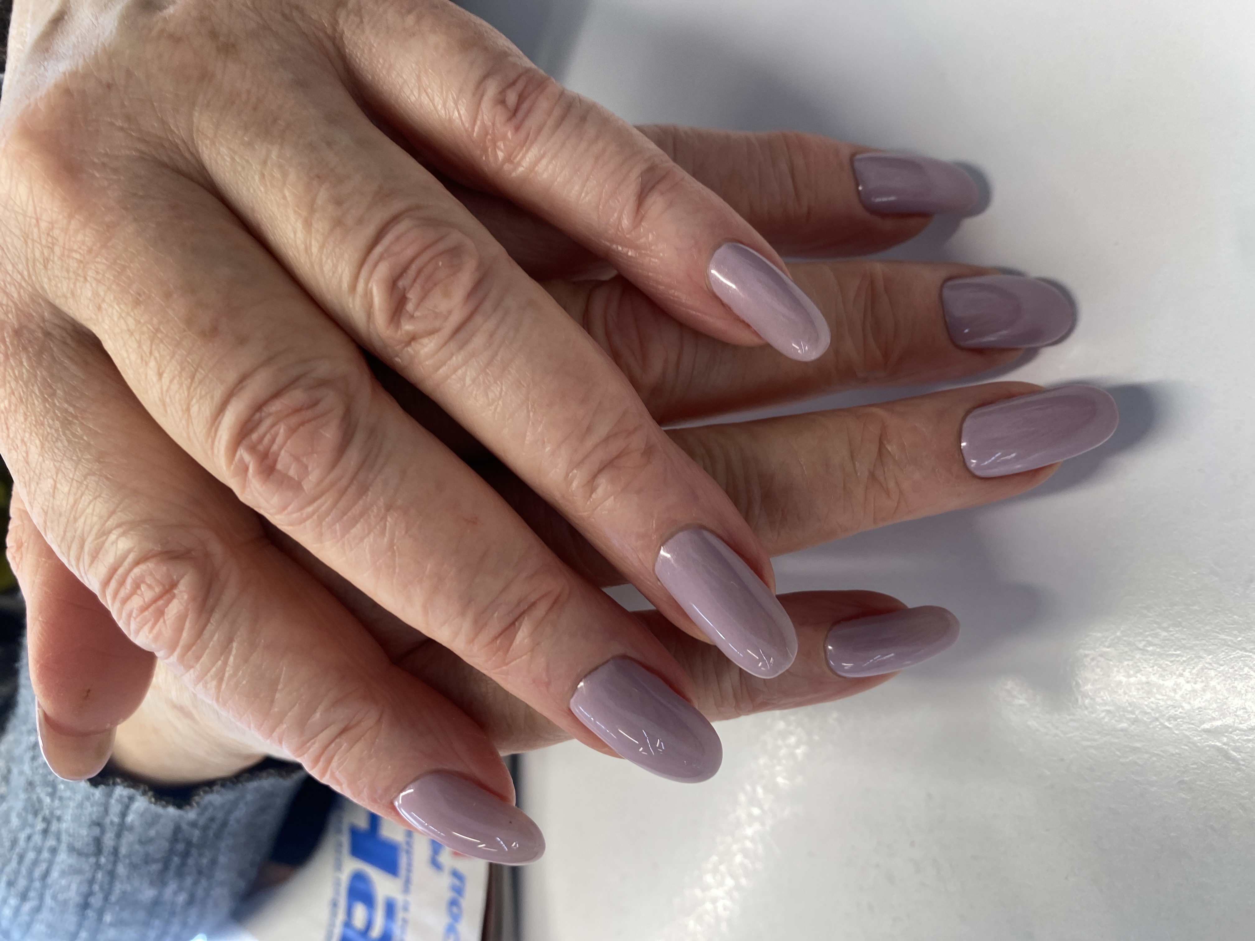 Маникюр, однотон, нюд, серый, на каждый день