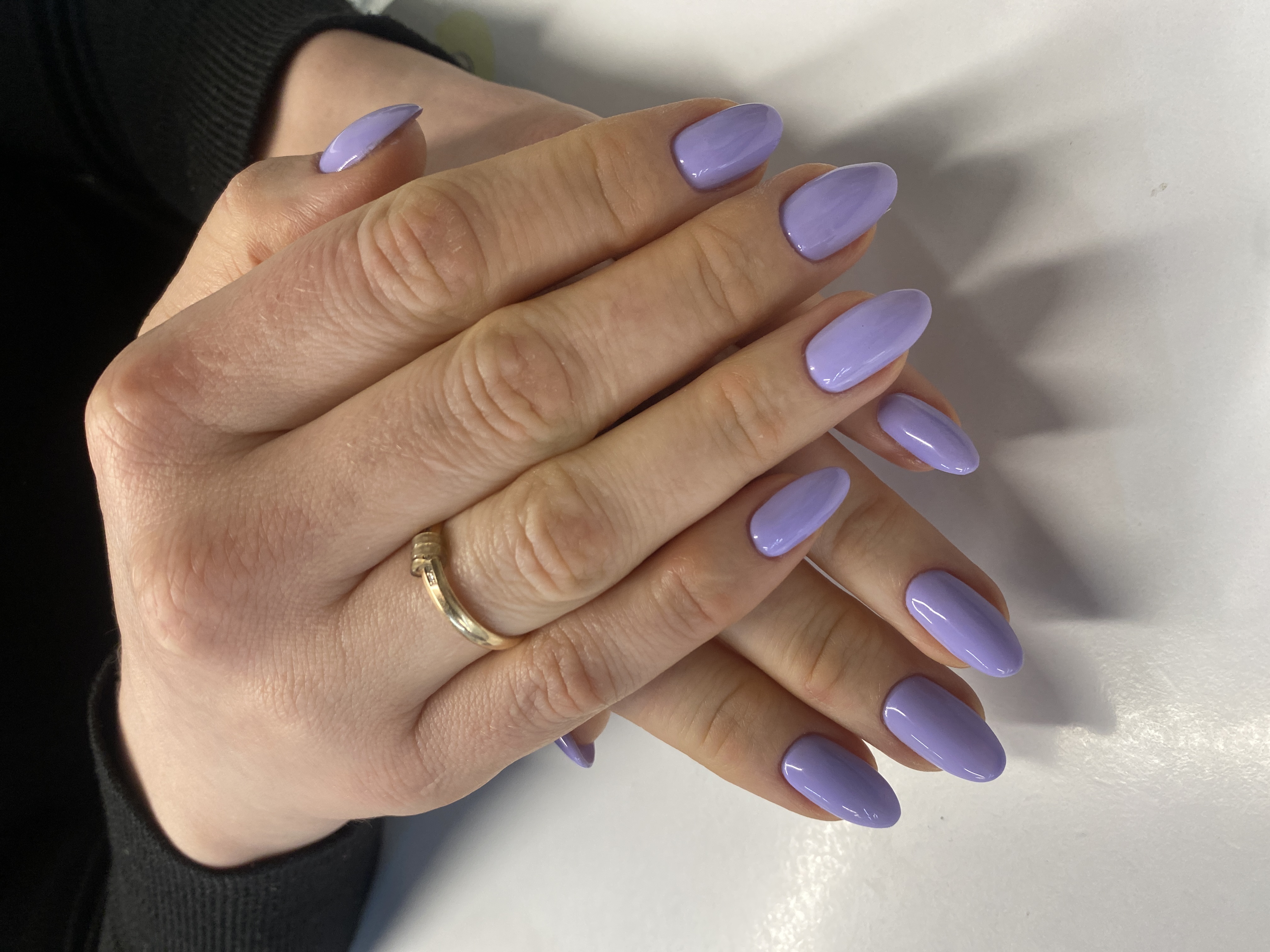 нюд, Маникюр, однотон, на каждый день, голубой