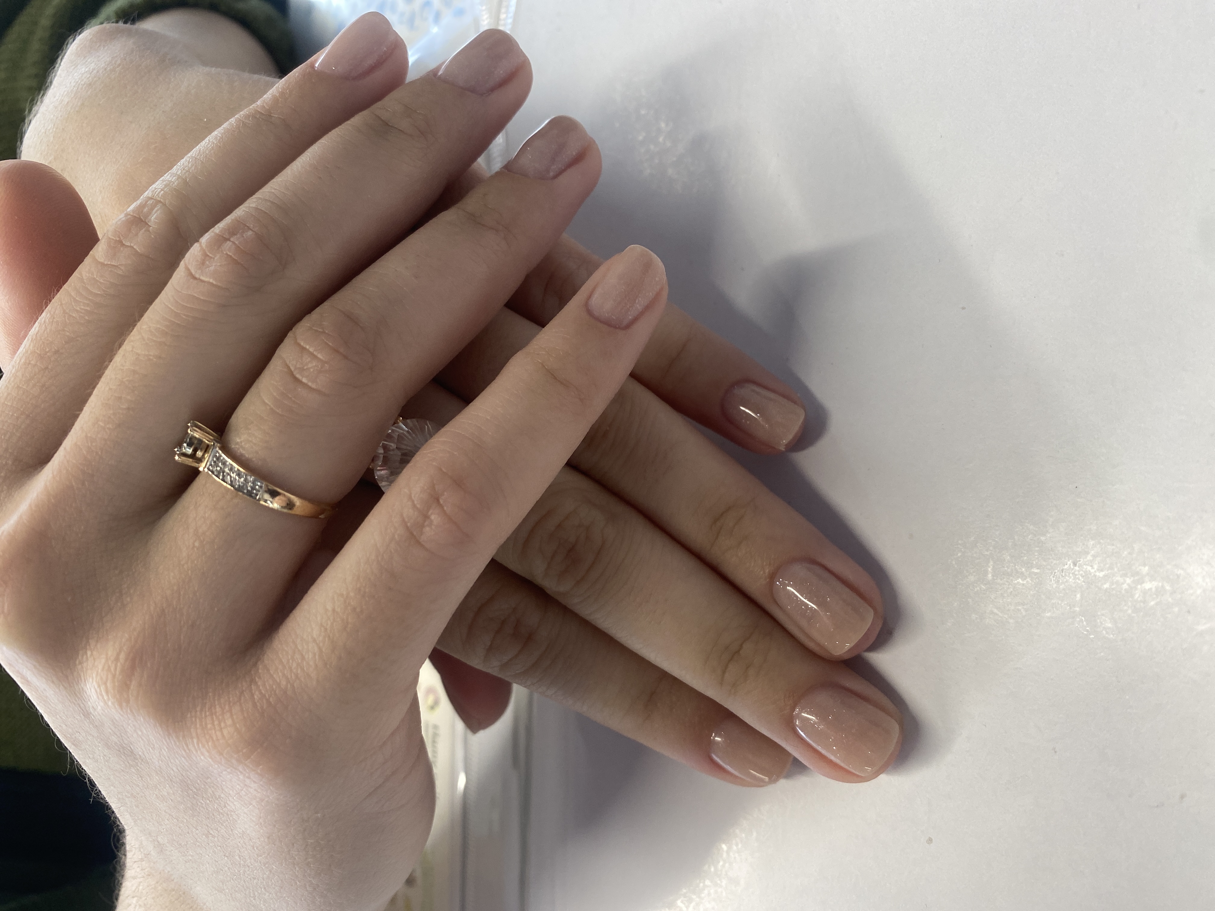 на каждый день, лак с блестками, однотон, Маникюр, натуральный, нежный