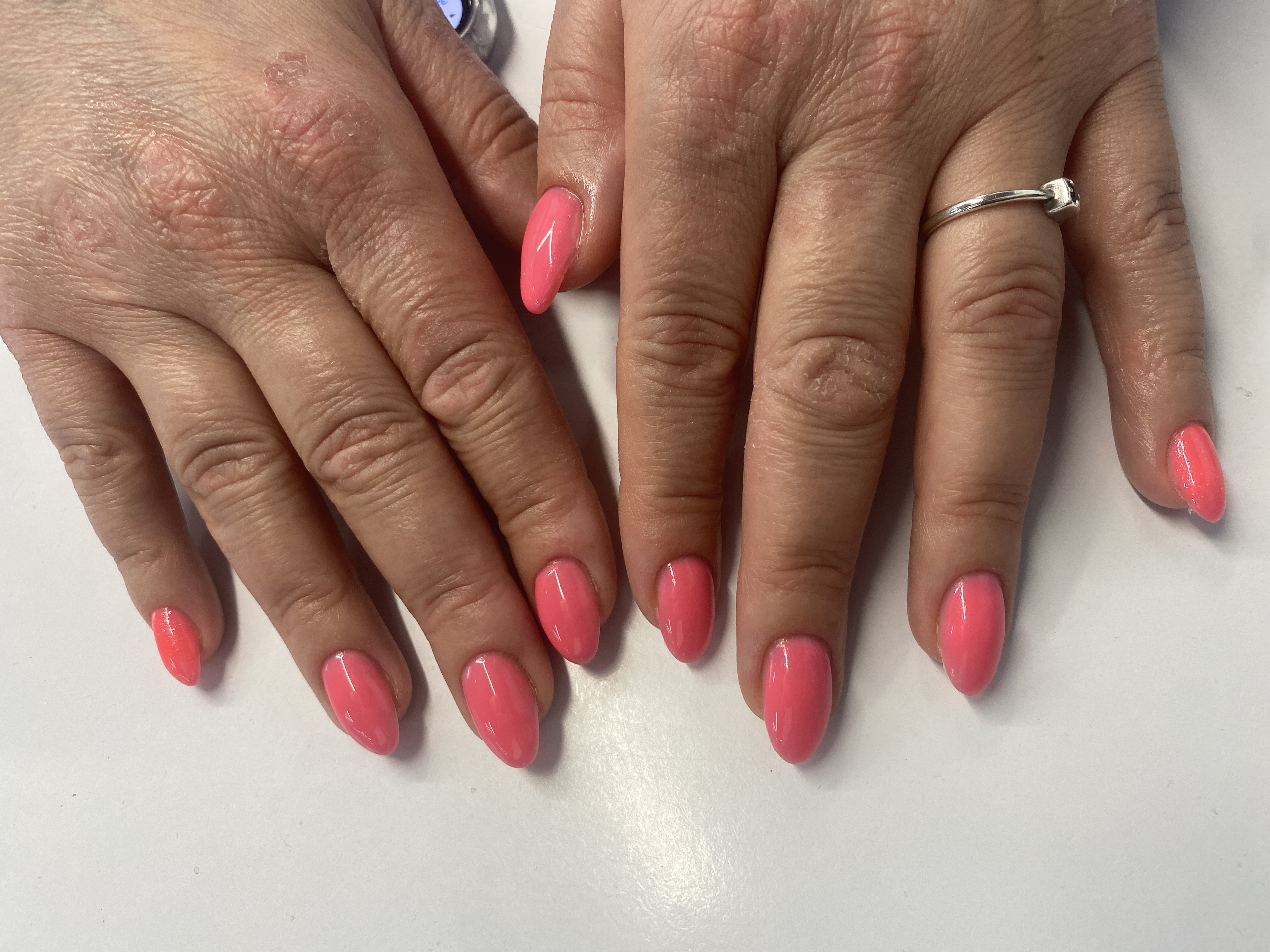 Маникюр, однотон, нюд, розовый, на каждый день