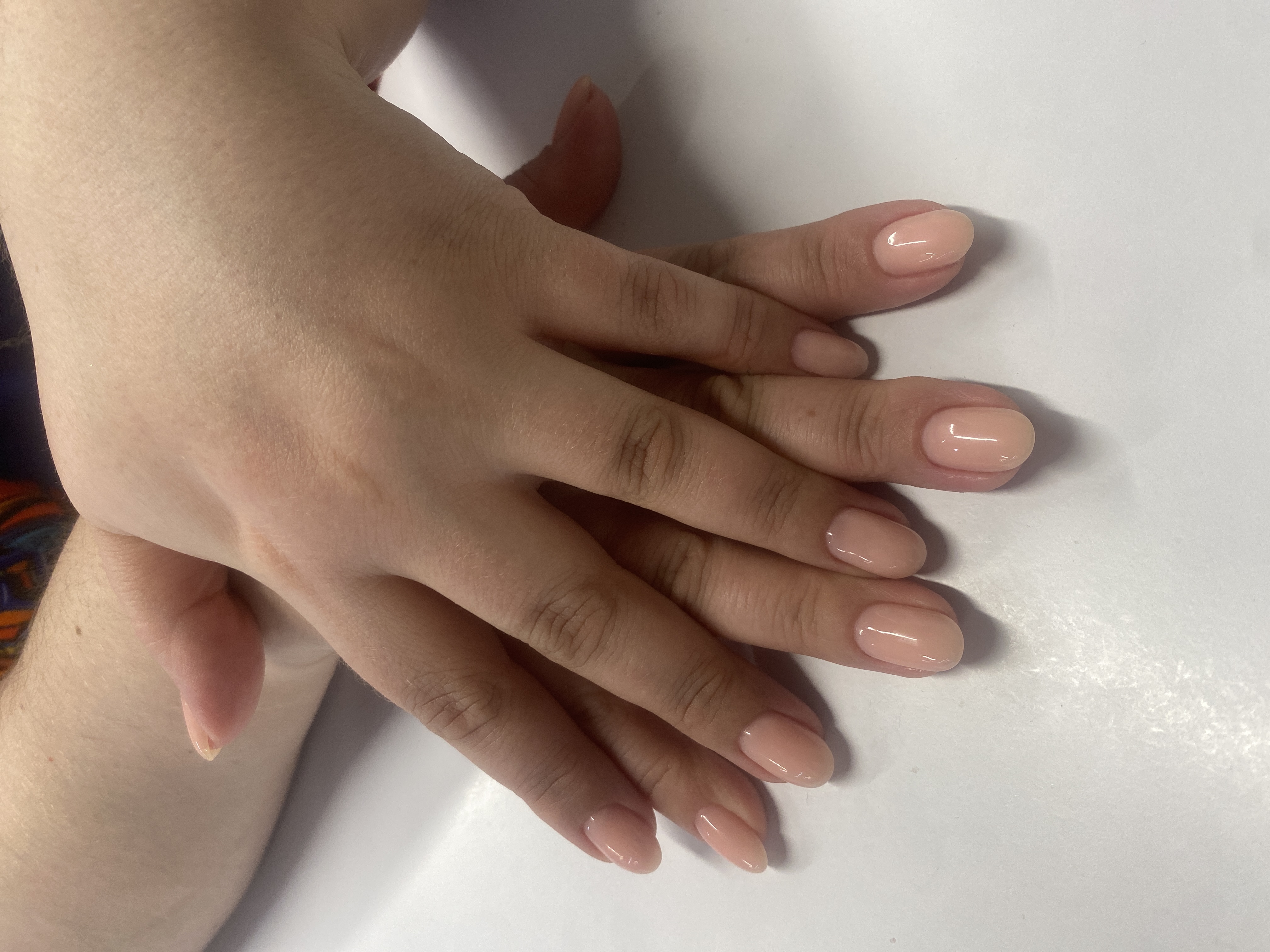 однотон, Маникюр, нюд, нежный, пудровый, на каждый день