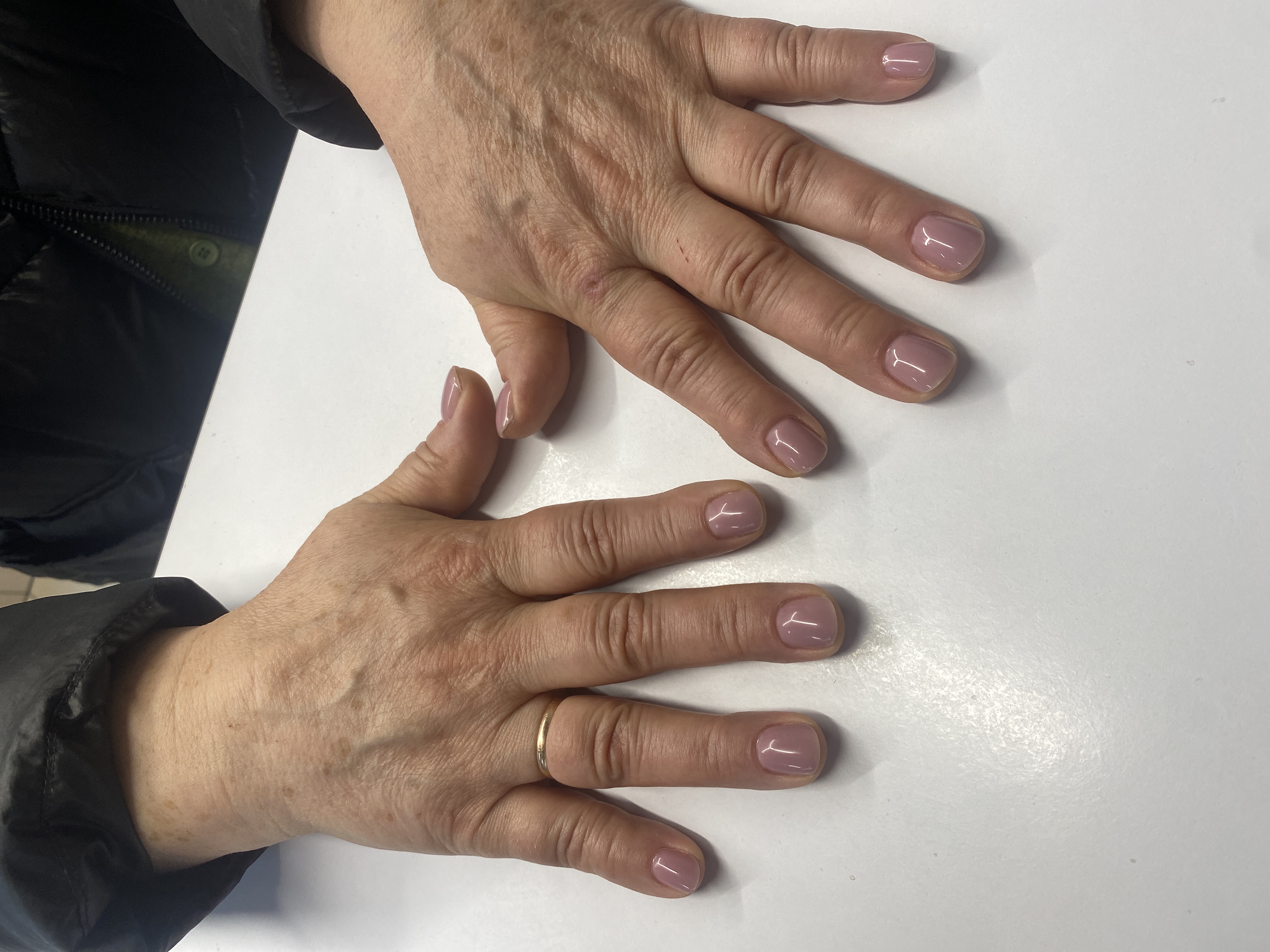 пудровый, Маникюр, нюд, однотон, на каждый день